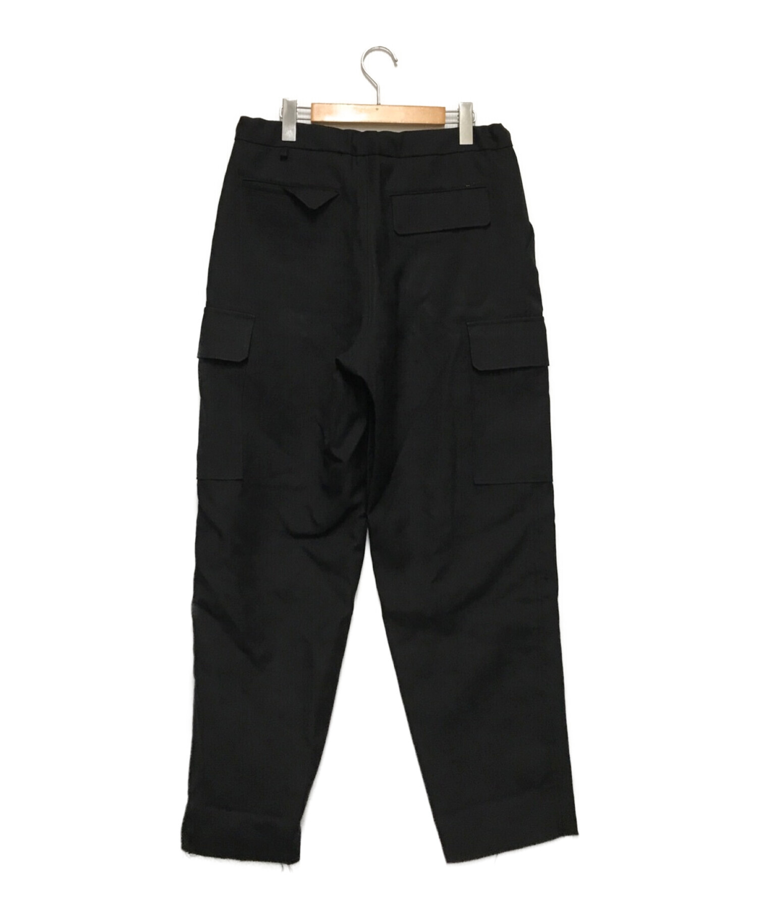 中古・古着通販】THE RERACS (ザ リラクス) WIDE CARGO SLACKS ブラック サイズ:46｜ブランド・古着通販  トレファク公式【TREFAC FASHION】スマホサイト