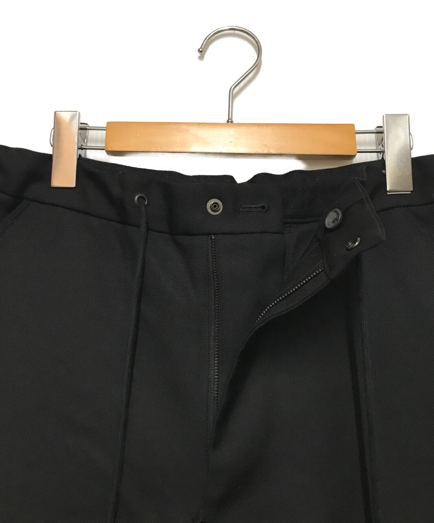 THE RERACS (ザ リラクス) WIDE CARGO SLACKS ブラック サイズ:46