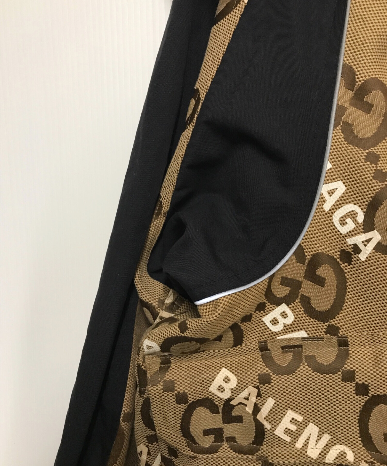 GUCCI×BALENCIAGA (グッチ×バレンシアガ) ジャンボGGジャケット ベージュ サイズ:38