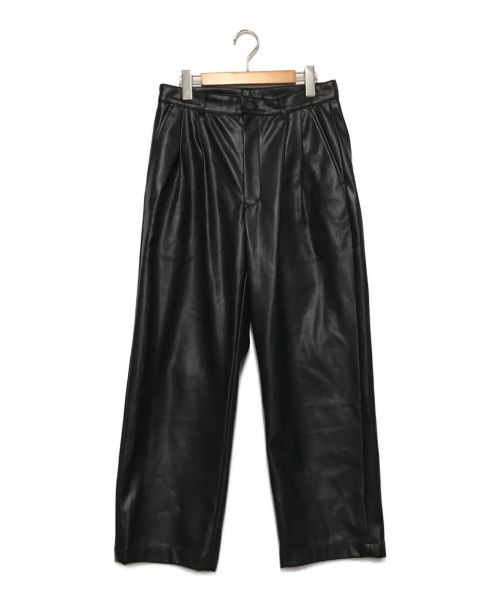 中古・古着通販】juha (ユハ) SYNTHETIC LEATHER TAPERED PANTS