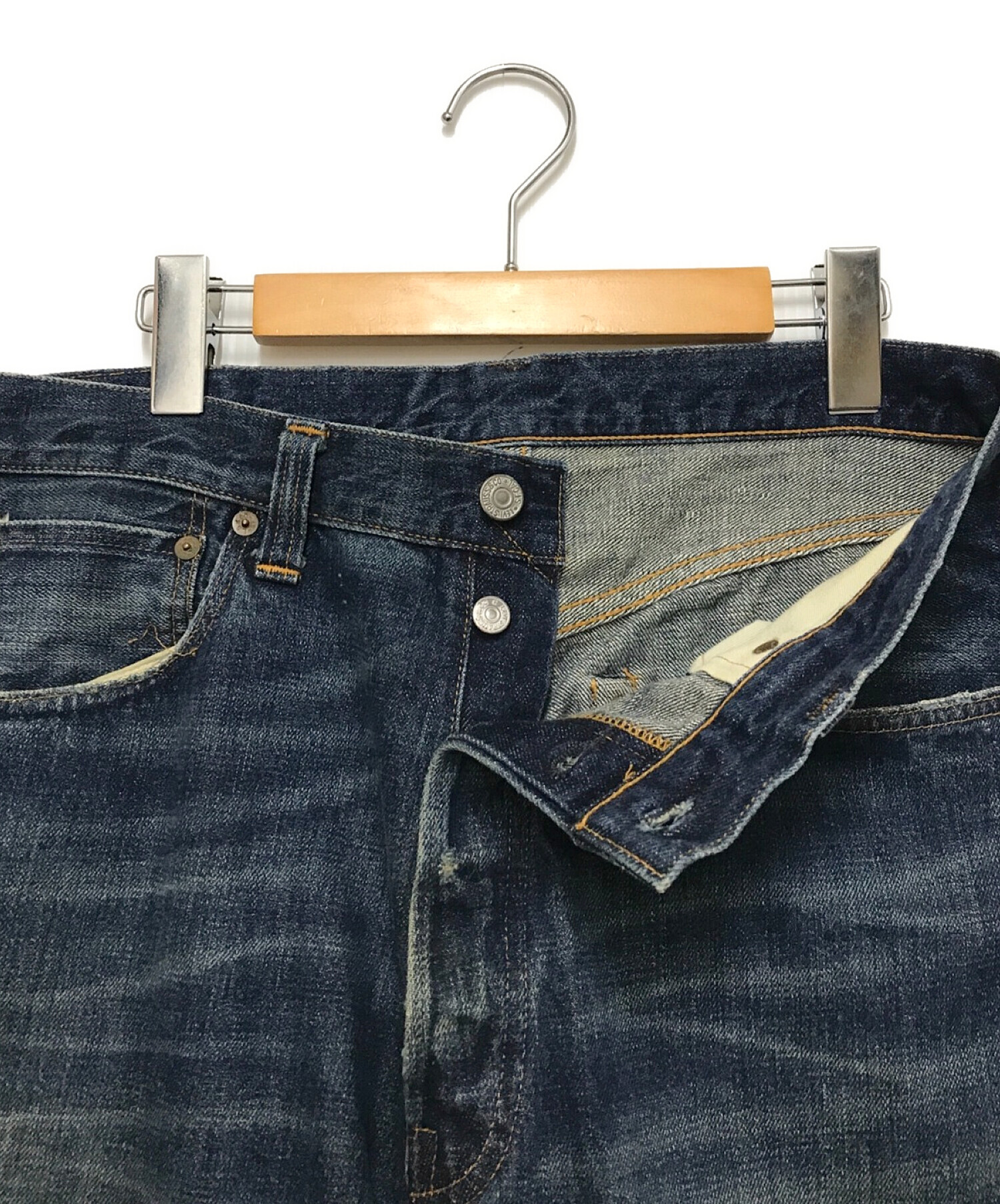 LEVI'S (リーバイス) 501XX復刻デニムパンツ ネイビー サイズ:36