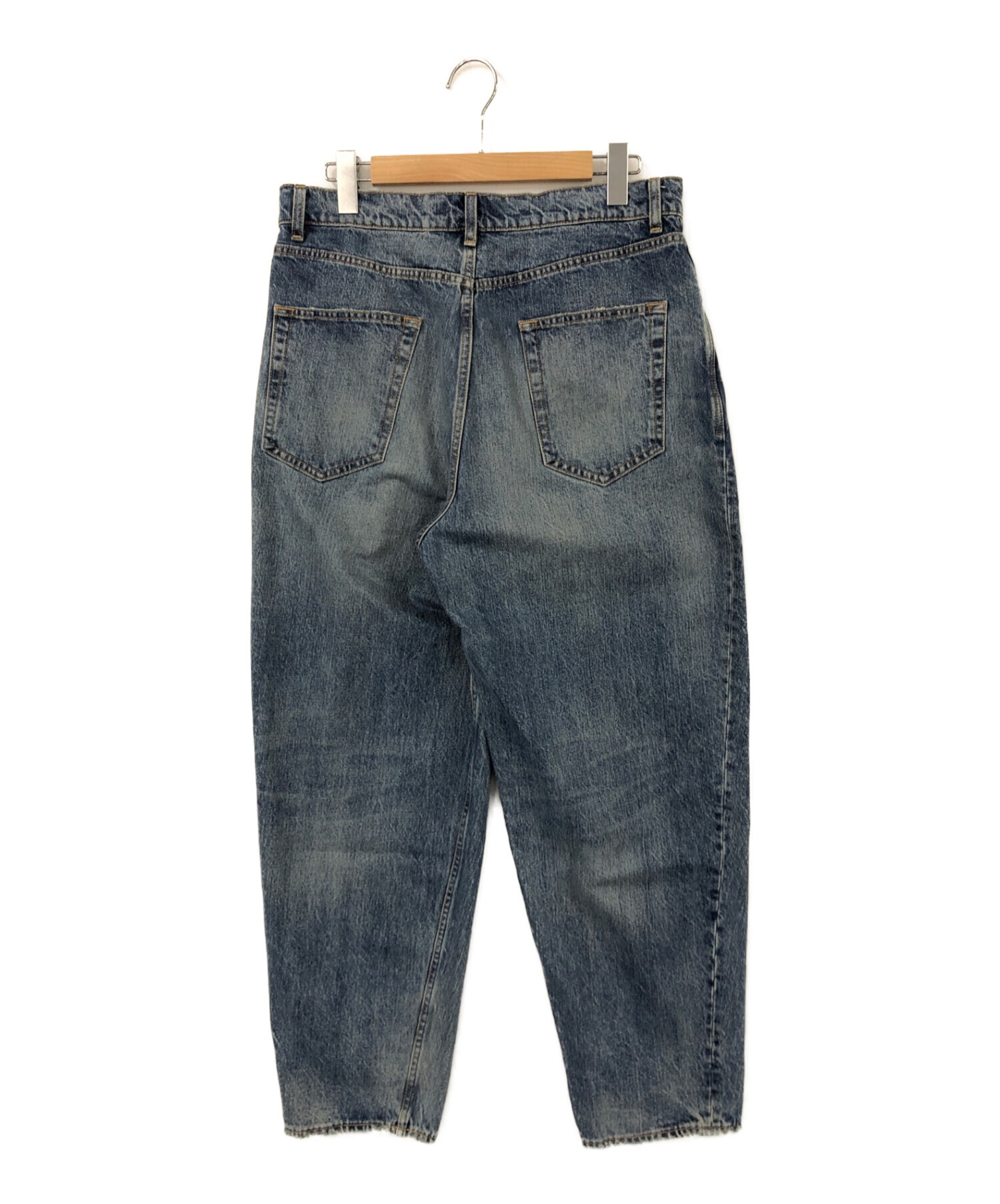 WEWILL (ウィーウィル) WIDE TAPERED DENIM PANT インディゴ サイズ:２