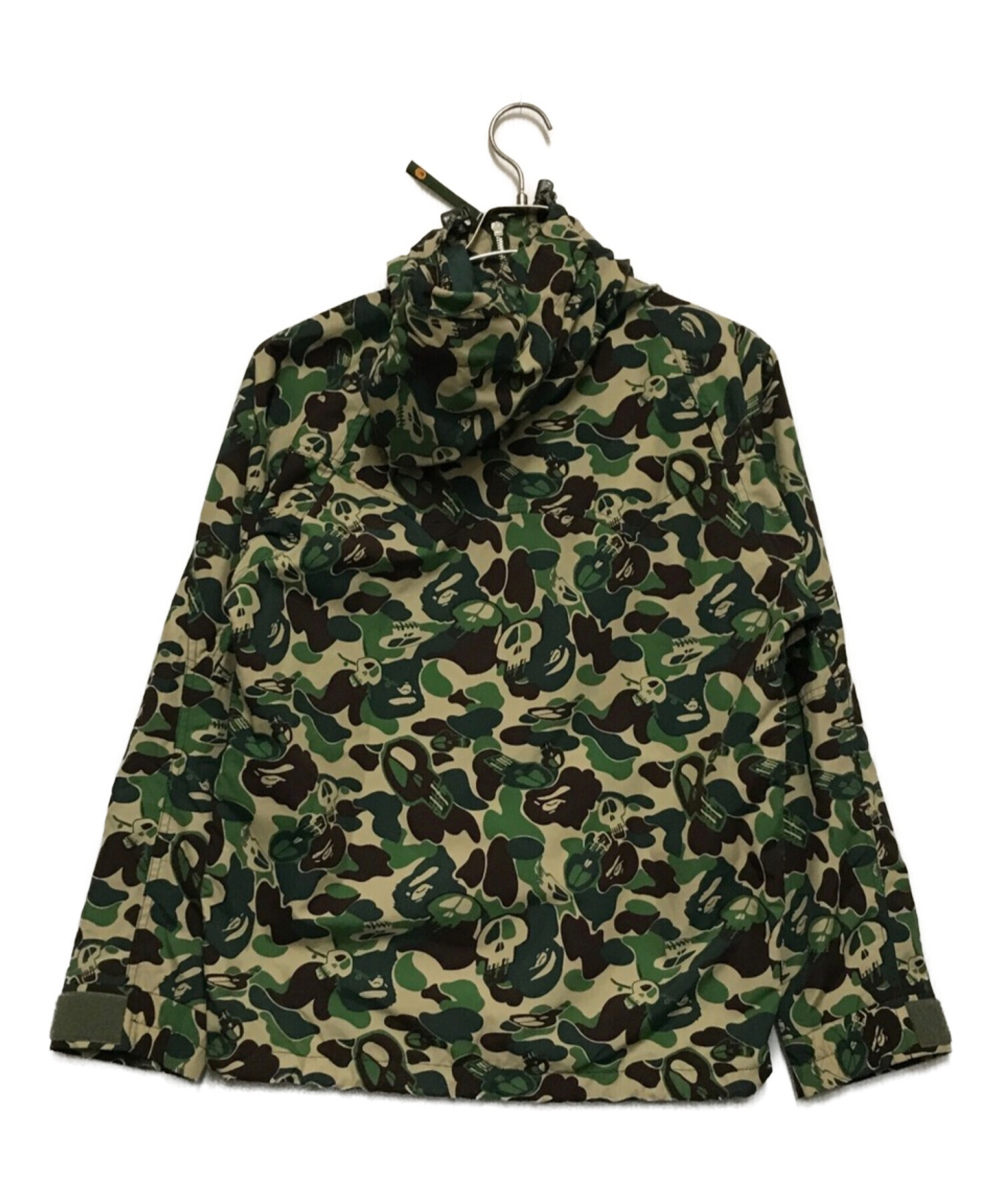 A BATHING APE×STUSSY (アベイジングエイプ×ステューシー) スノボージャケット グリーン サイズ:S