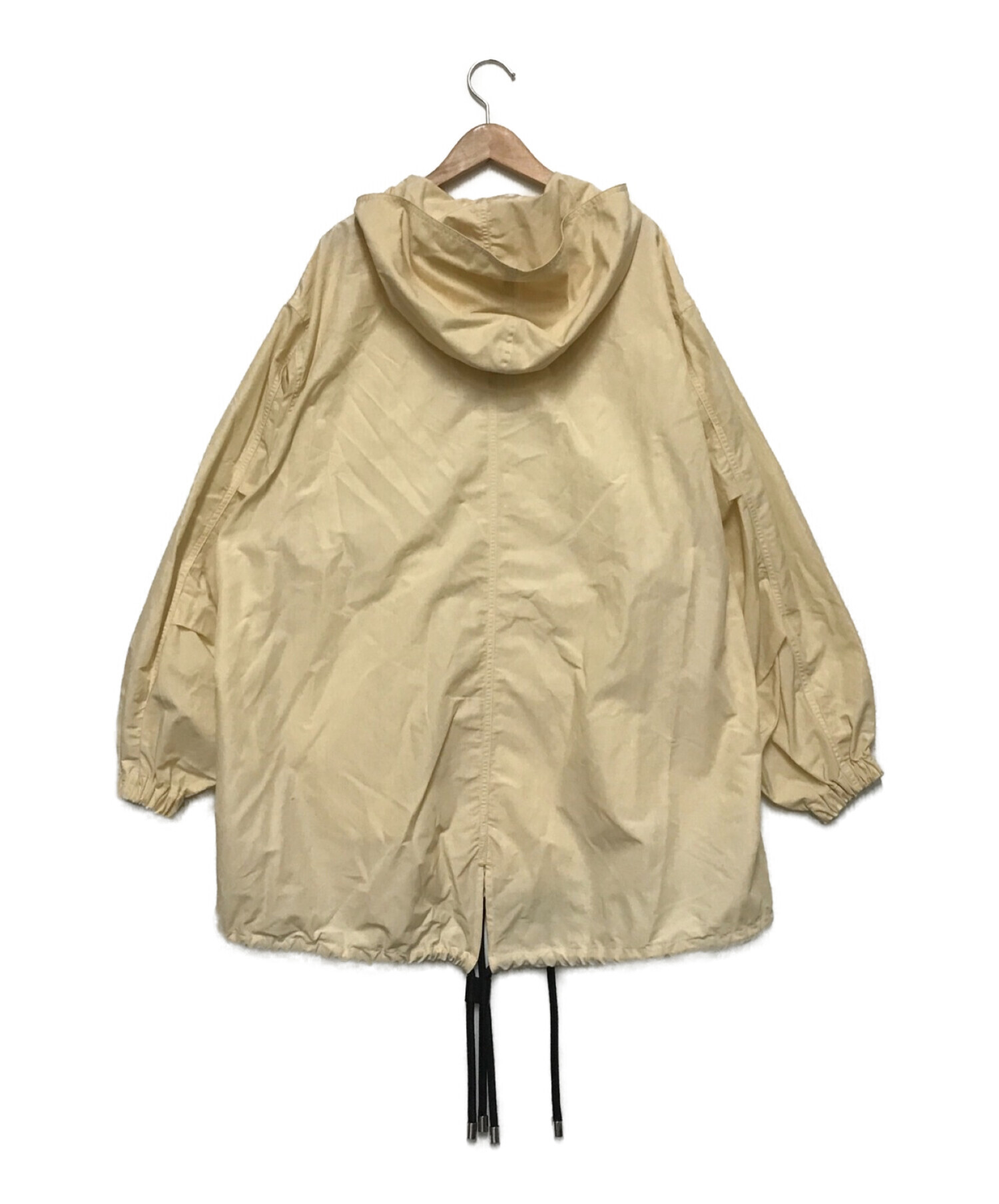 UNDECORATED (アンデコレイテッド) Recycle Nylon / Organic Cotton Anorak Jacket ベージュ  サイズ:2