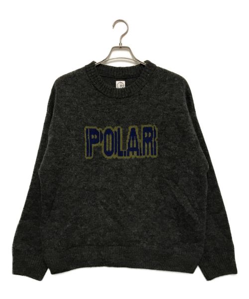 【中古・古着通販】POLAR SKATE (ポーラー スケート) ロゴニット