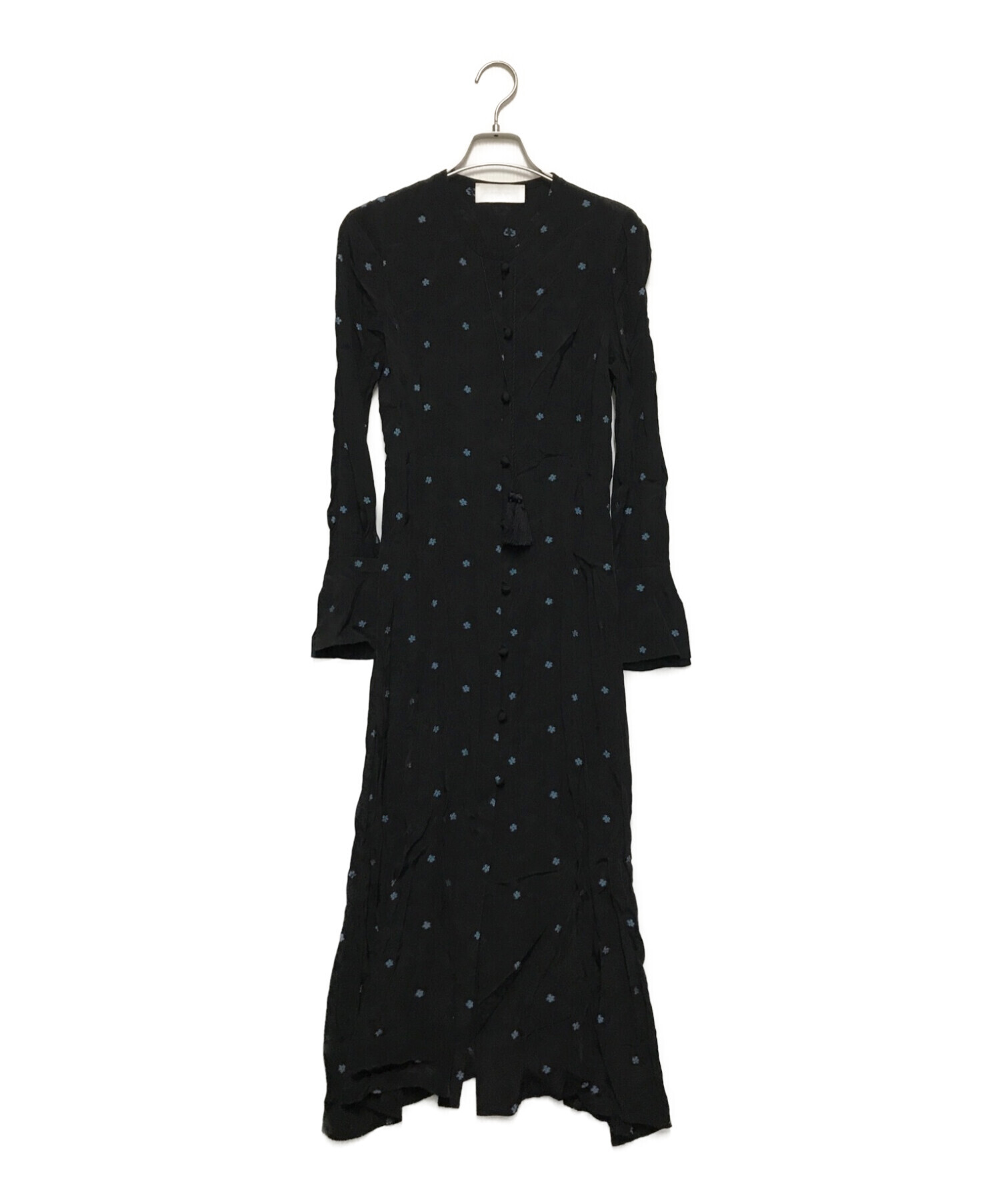 Mame Kurogouchi (マメクロゴウチ) Pedicel Jacquard Dress ブラック サイズ:1