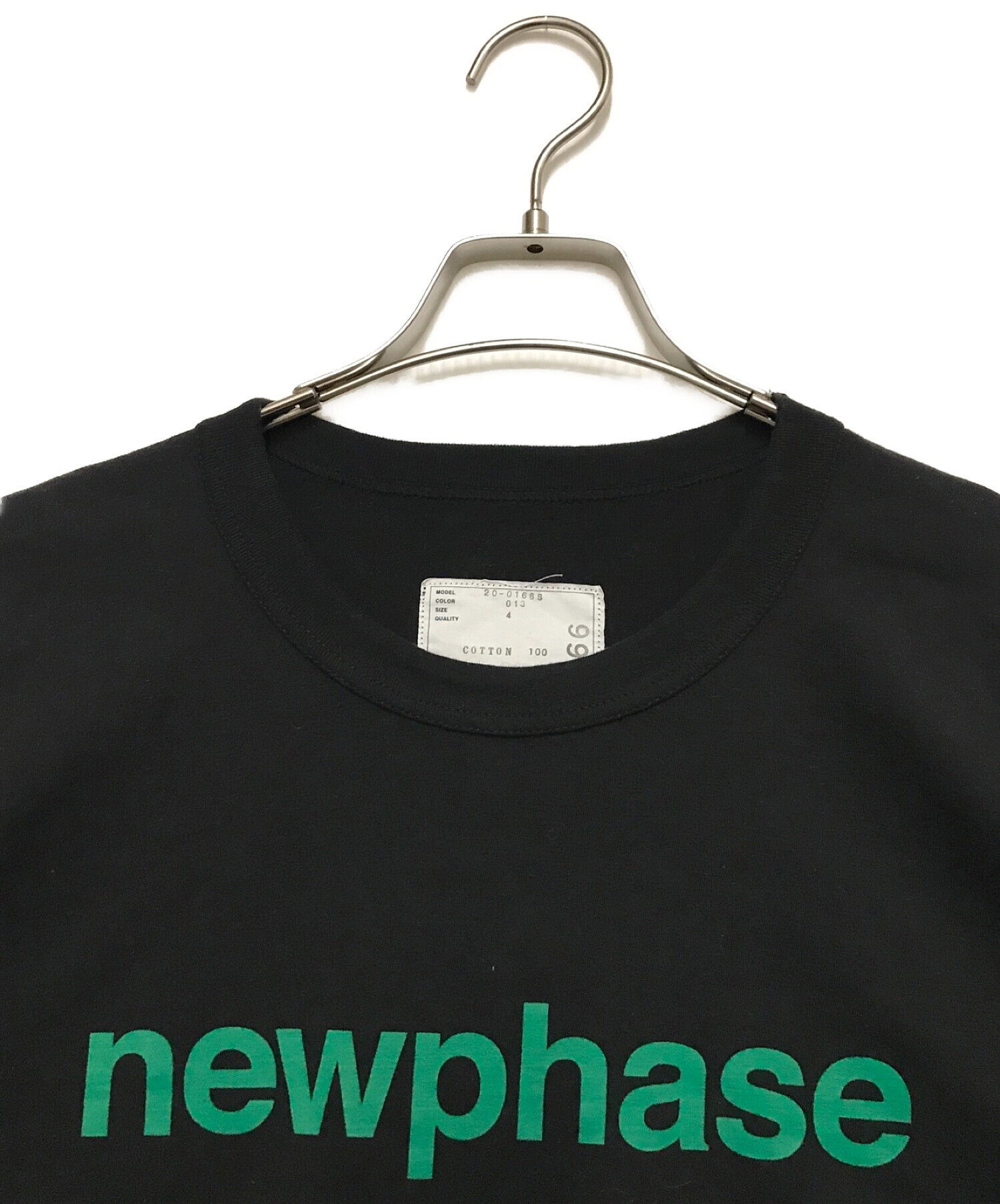 中古・古着通販】sacai (サカイ) newphase Tee ブラック サイズ:4｜ブランド・古着通販 トレファク公式【TREFAC  FASHION】スマホサイト