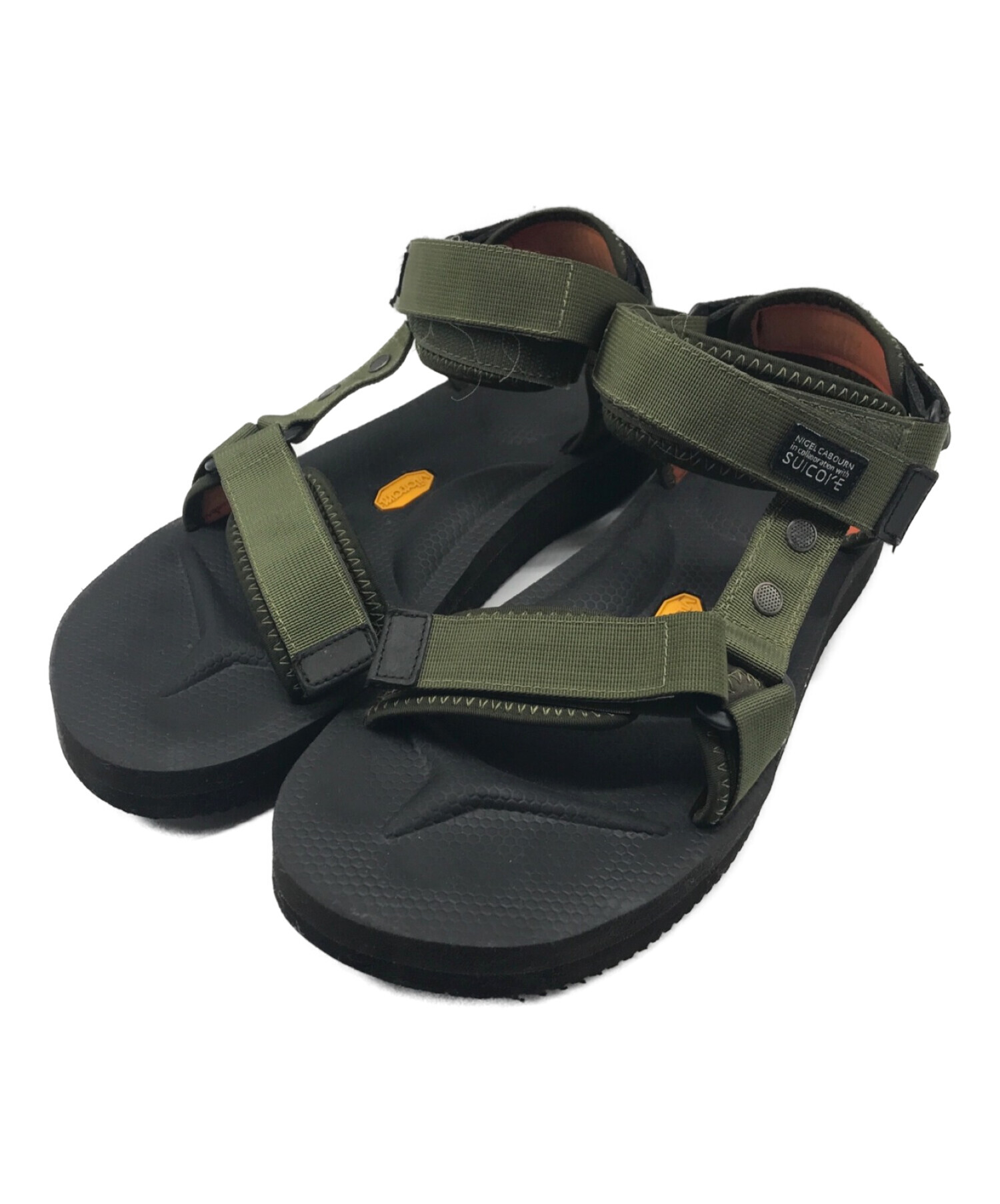 SUICOKE×NIGEL CABOURN (スイコック×ナイジェルケーボン) NAM SANDALS オリーブ サイズ:8