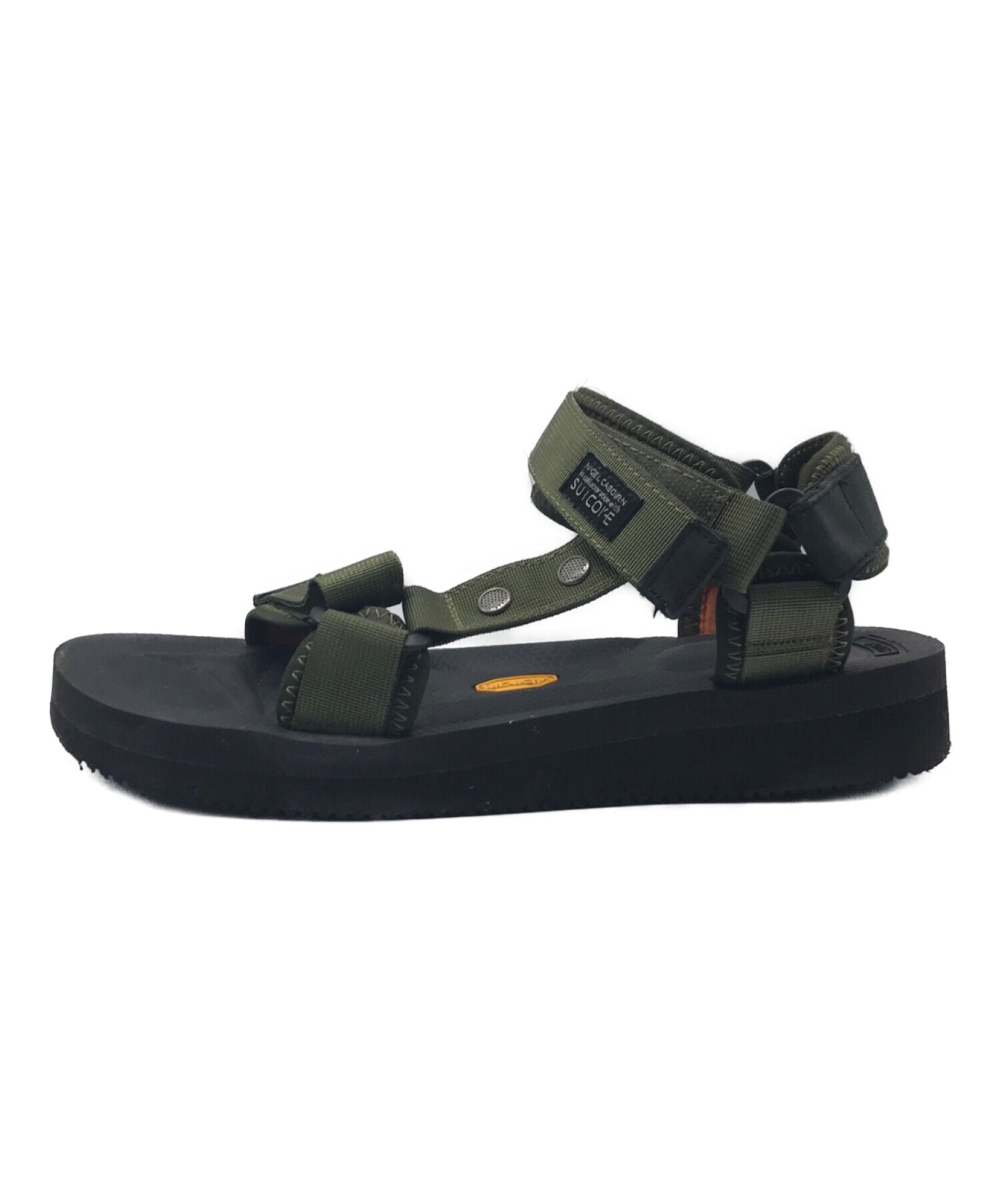 SUICOKE×NIGEL CABOURN (スイコック×ナイジェルケーボン) NAM SANDALS オリーブ サイズ:8