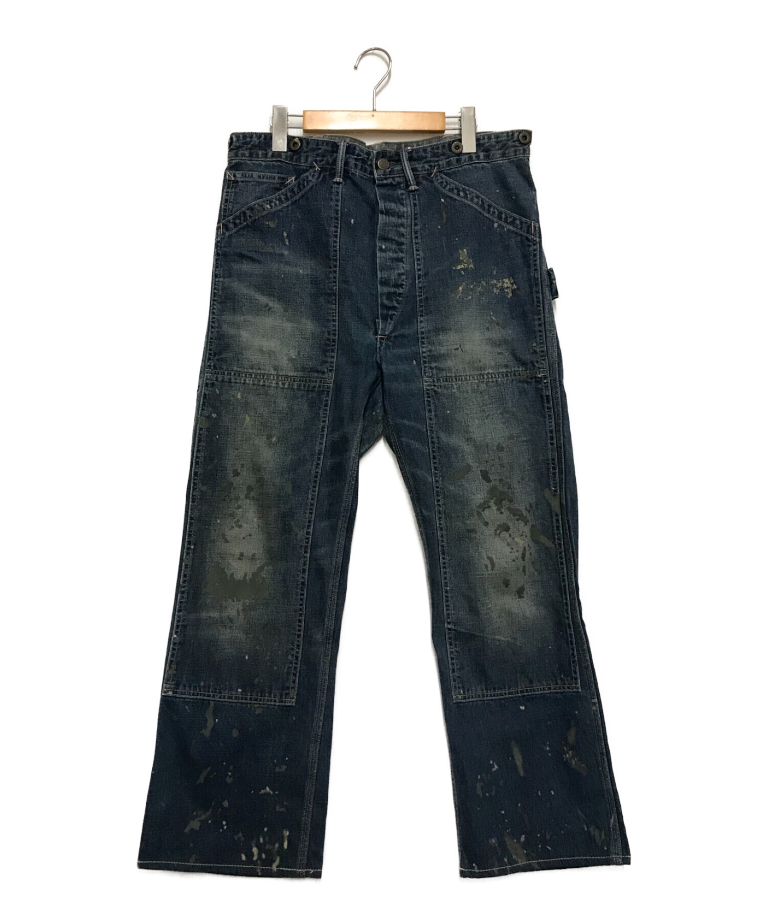 RRL (ダブルアールエル) ROBERTSON CARPENTER JEAN BUCKLE BACK ネイビー サイズ:W32