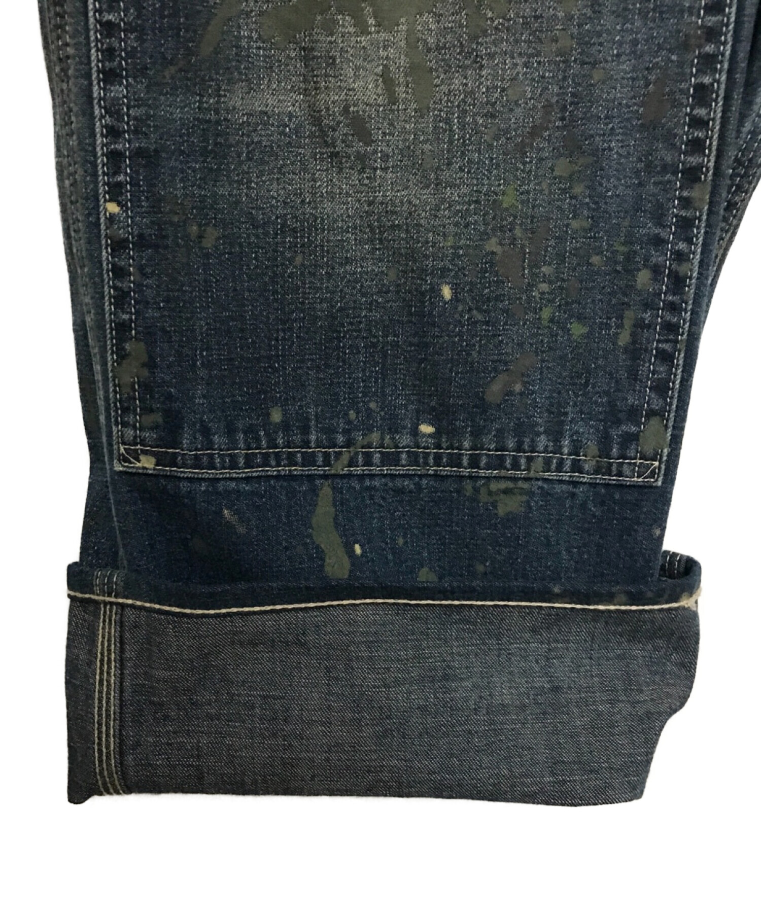 RRL (ダブルアールエル) ROBERTSON CARPENTER JEAN BUCKLE BACK ネイビー サイズ:W32