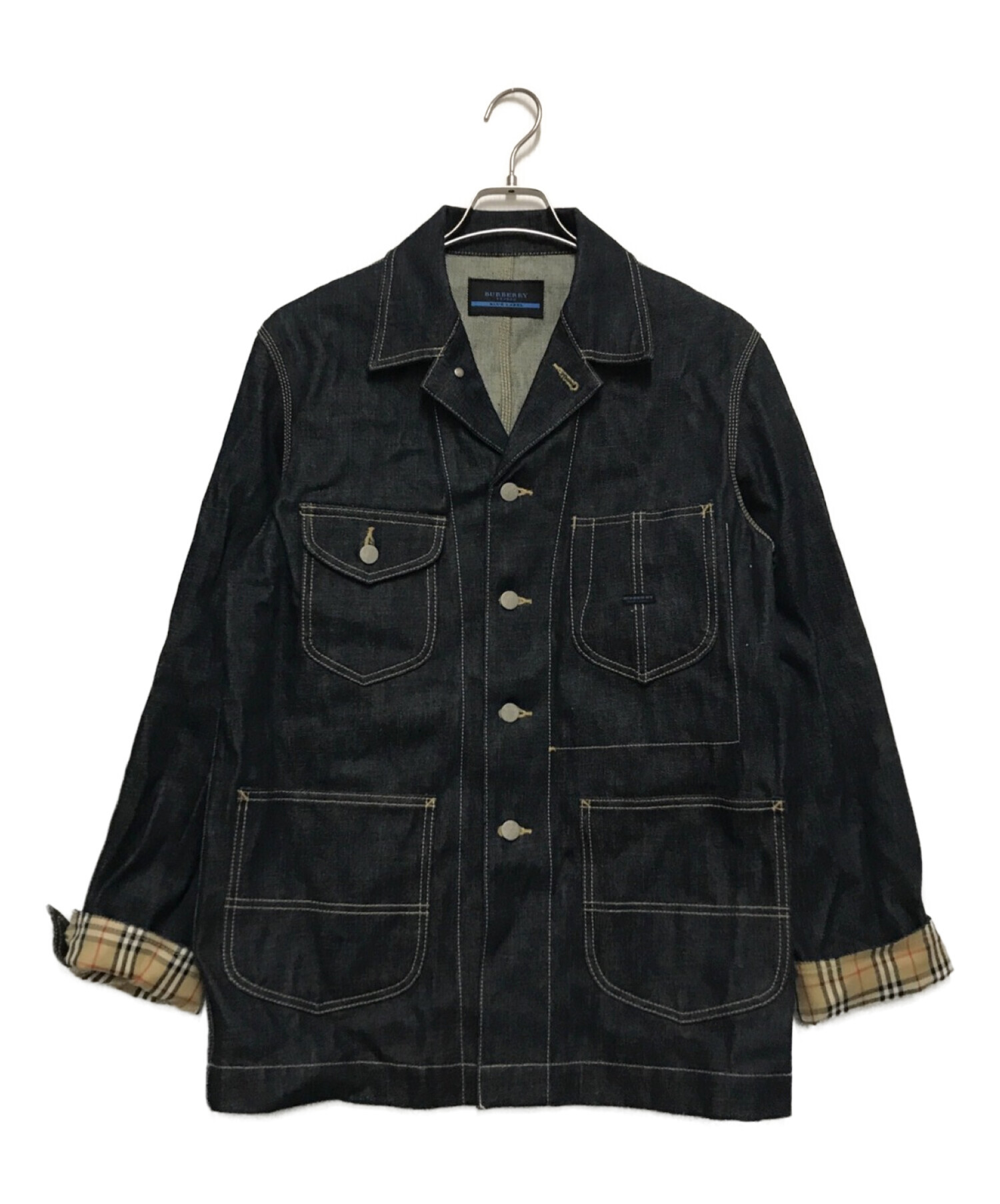 BURBERRY BLUE LABEL (バーバリーブルーレーベル) デニムジャケット ブルー サイズ:38