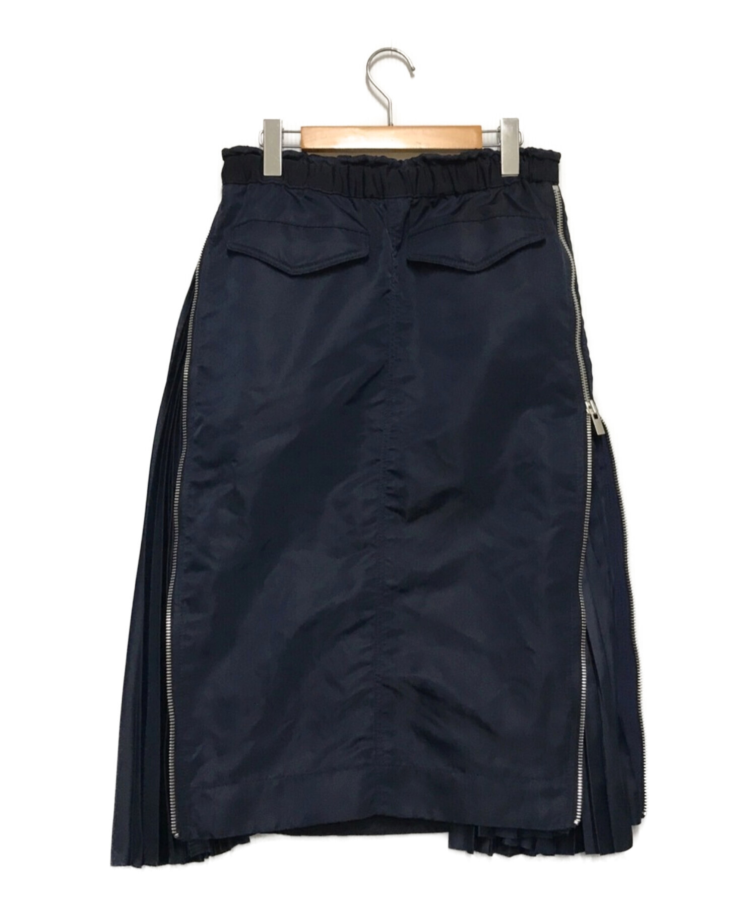sacai (サカイ) Nylon Twill Skirt / MA-1 Skirt ネイビー サイズ:2