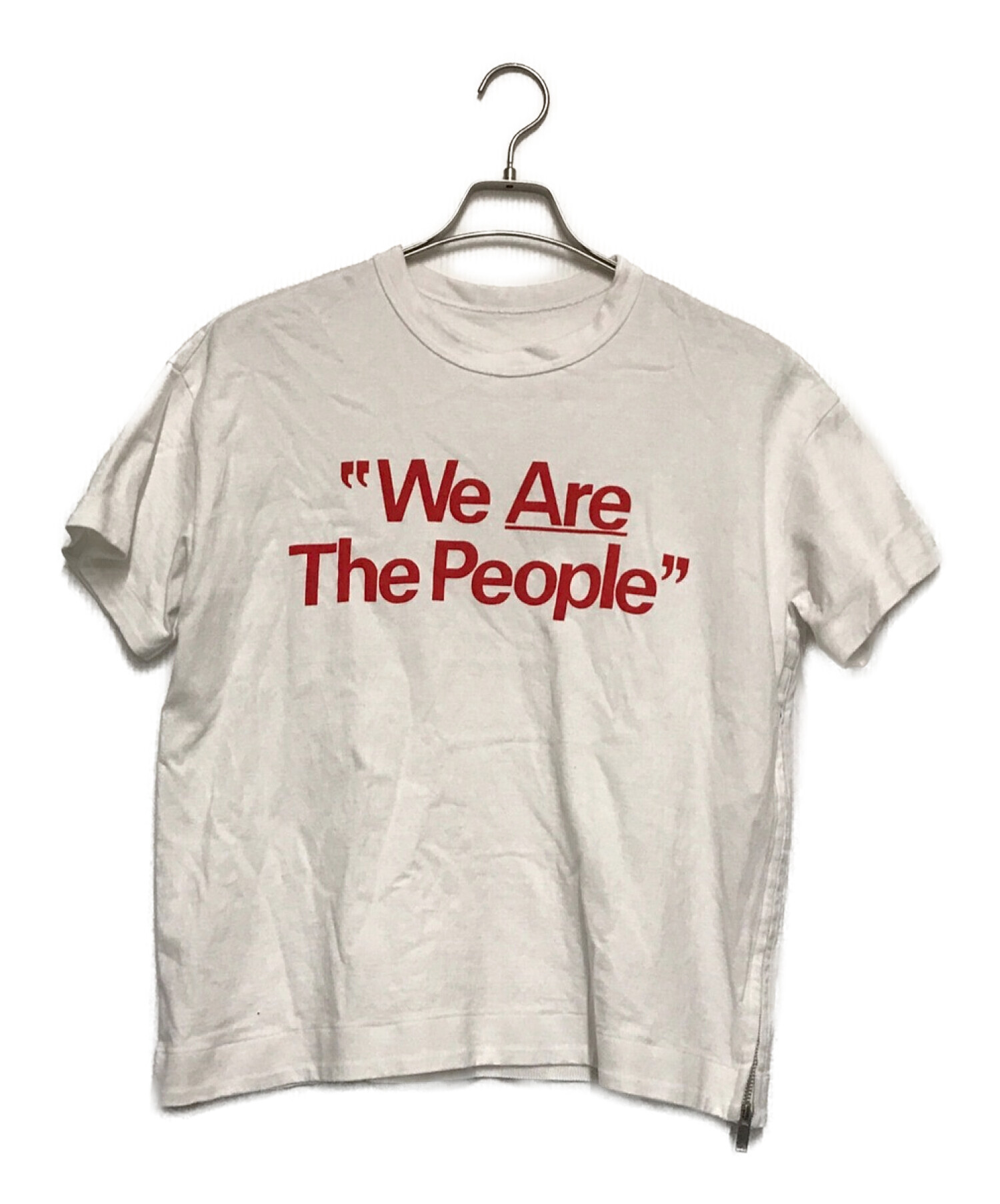 sacai Tシャツ　カットソー　we are the people