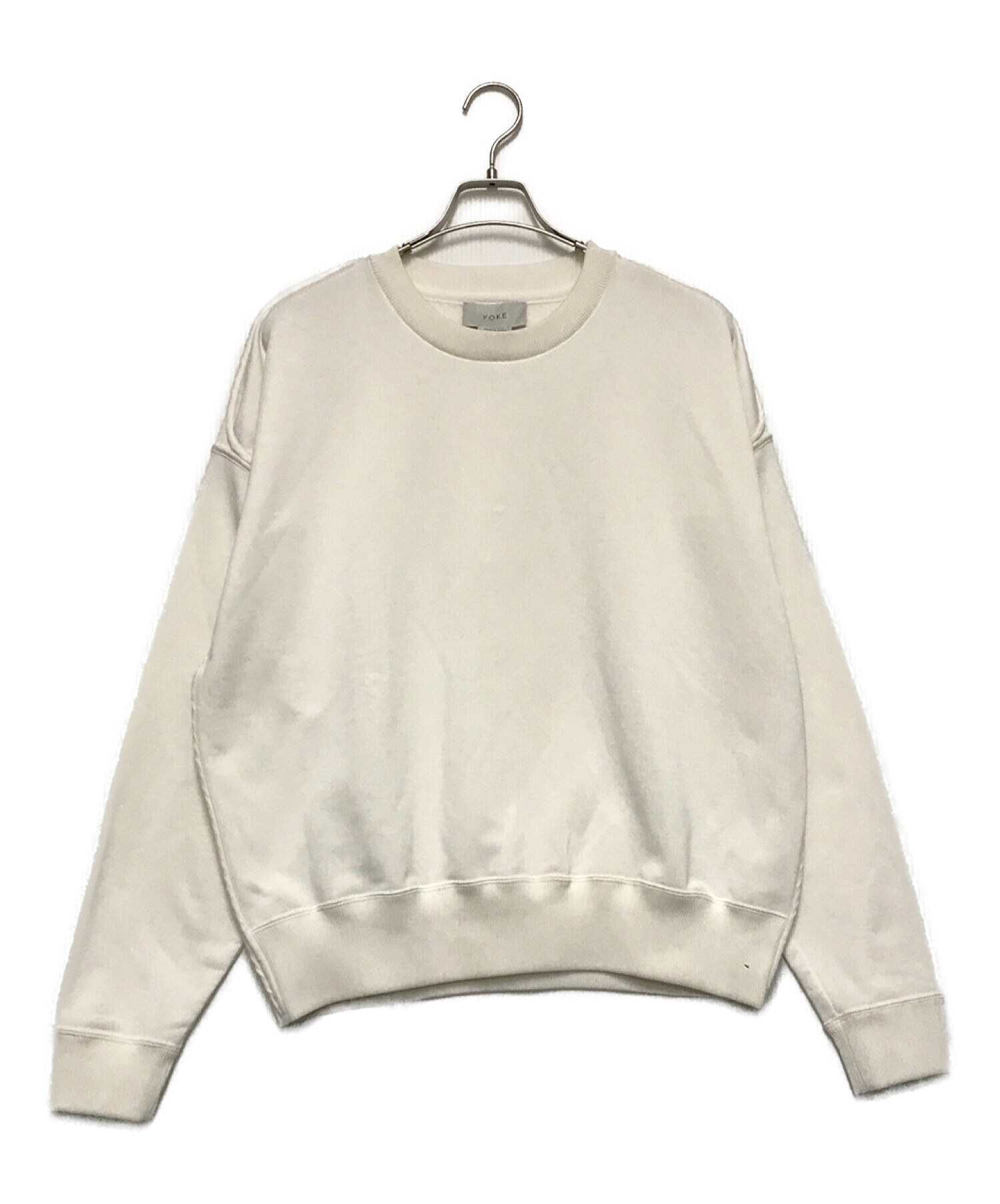 YOKE (ヨーク) OVERSIZED PIPING SWEAT ホワイト サイズ:S