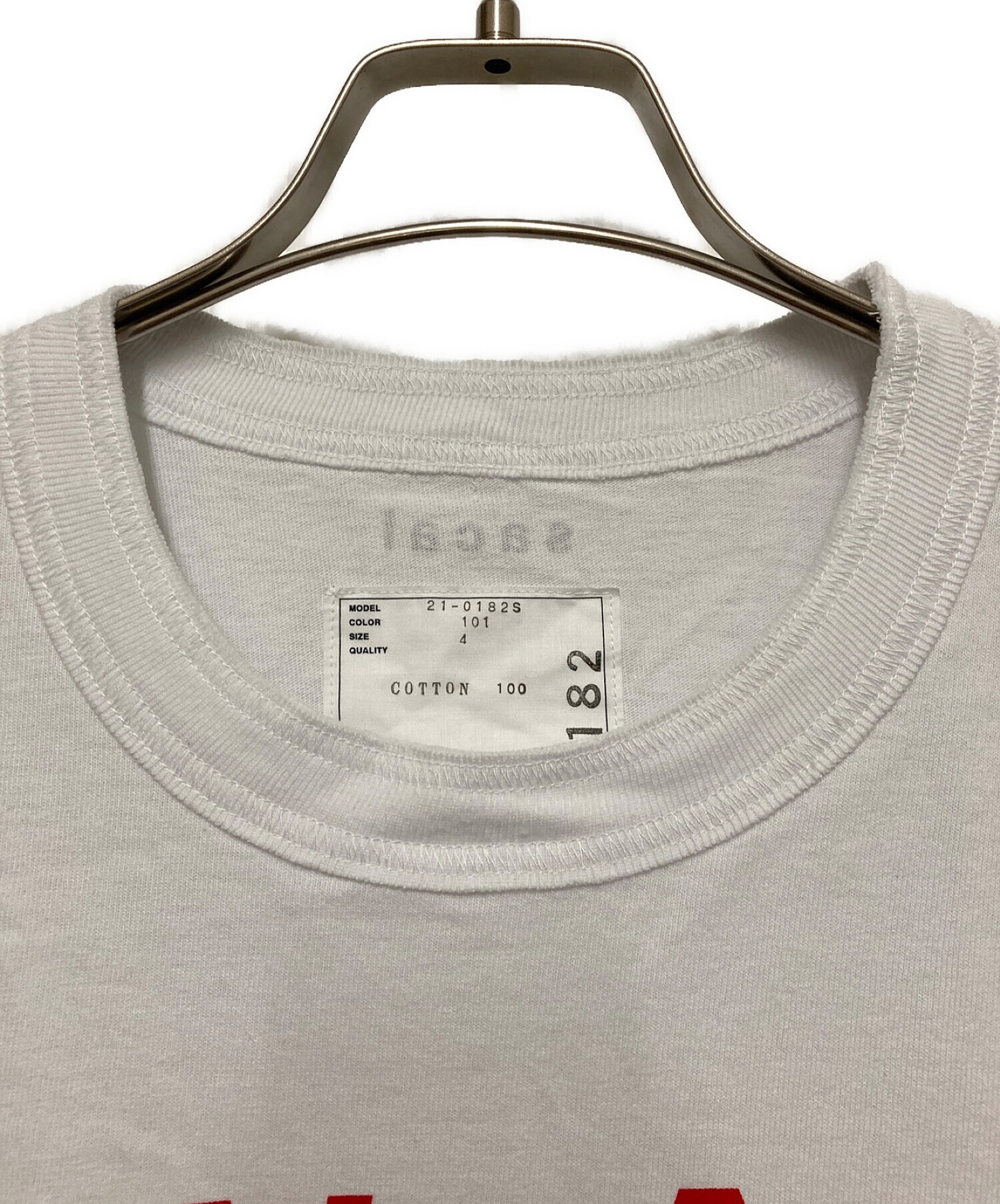 中古・古着通販】sacai (サカイ) archive mix tee ホワイト サイズ:4｜ブランド・古着通販 トレファク公式【TREFAC  FASHION】スマホサイト