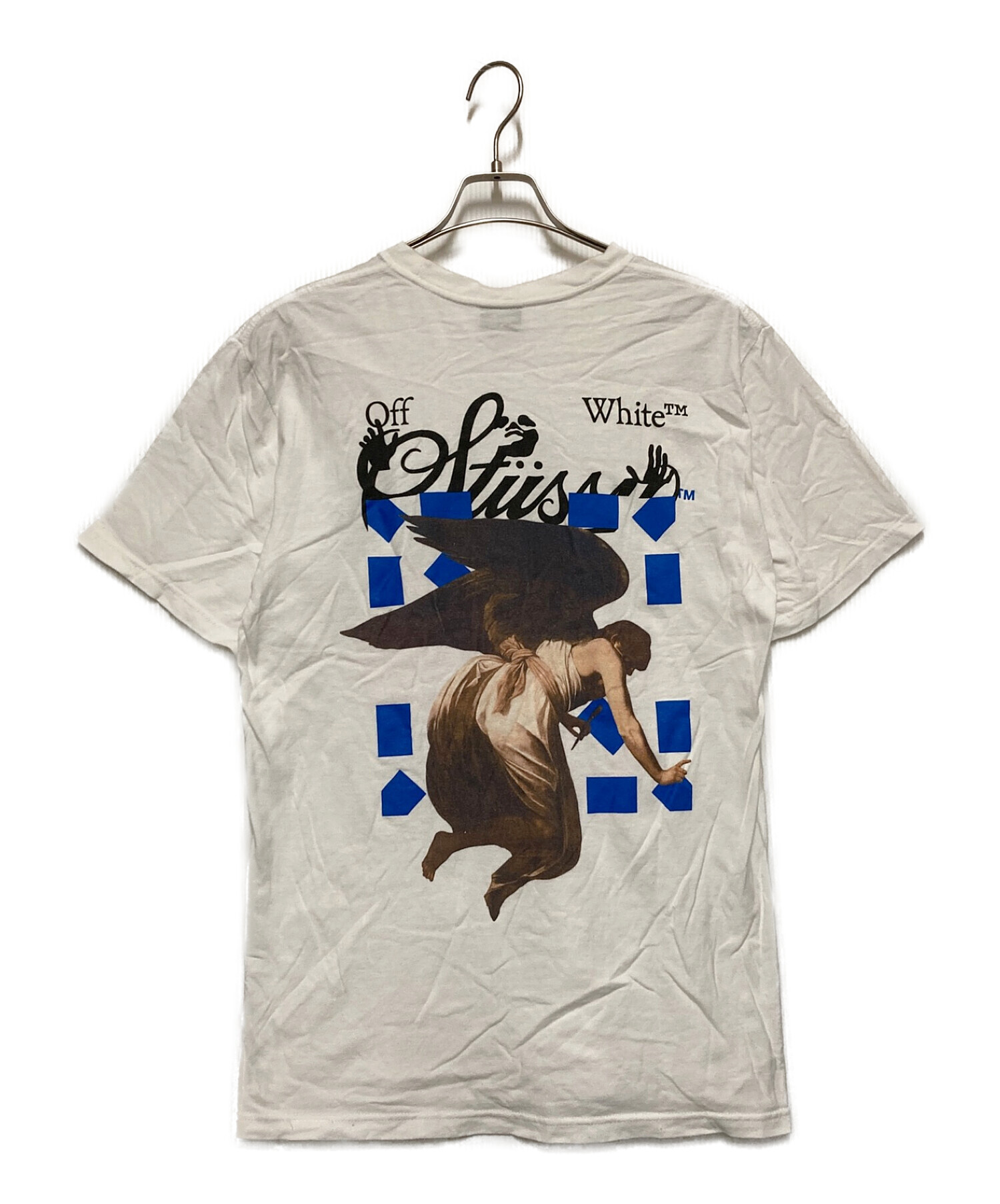 stussy Off-White WORLD TOUR TEE サイズMTシャツ/カットソー(半袖/袖 