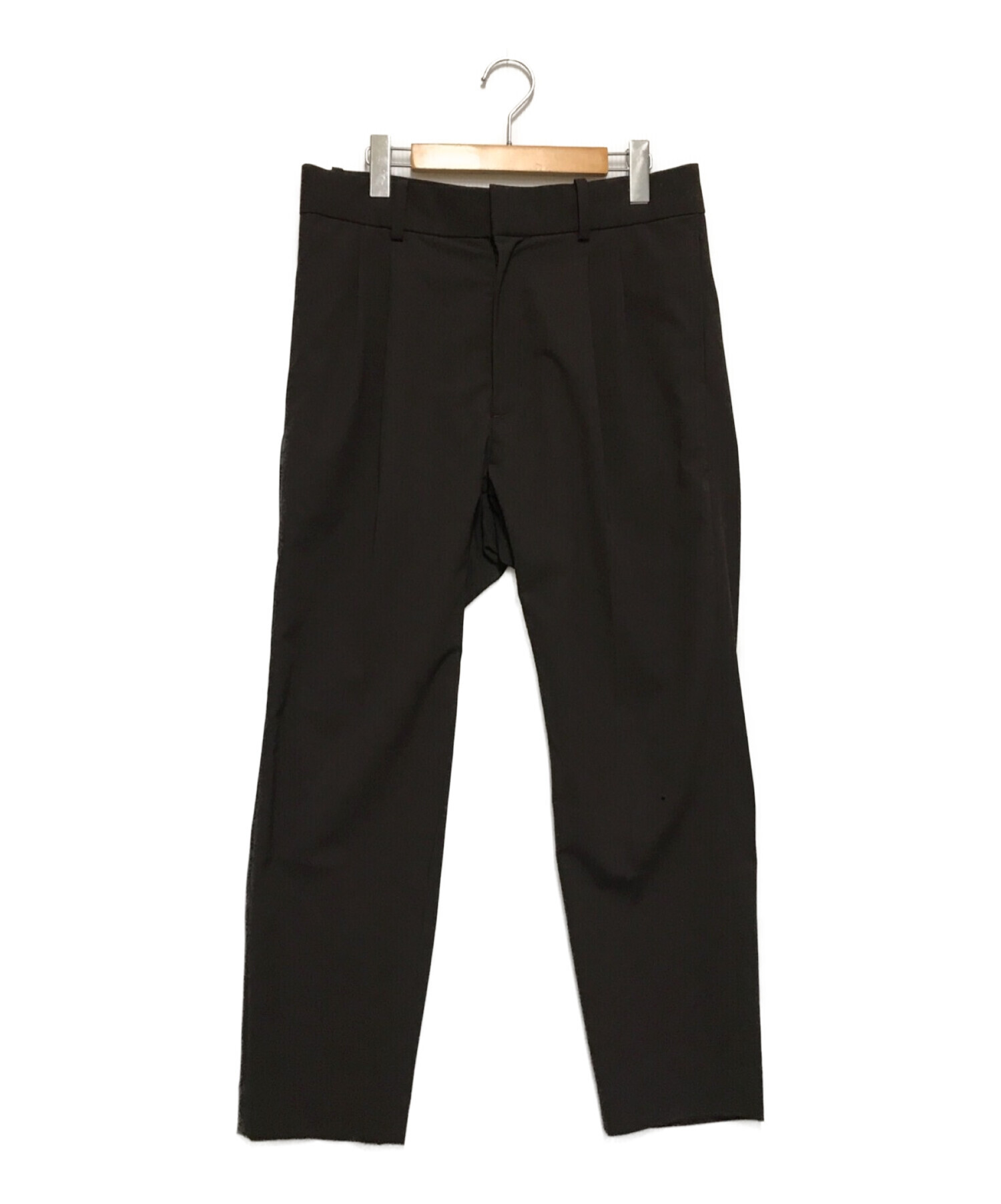 LITTLEBIG (リトルビッグ) 2-Tuck Tapered Trousers ブラウン サイズ:3