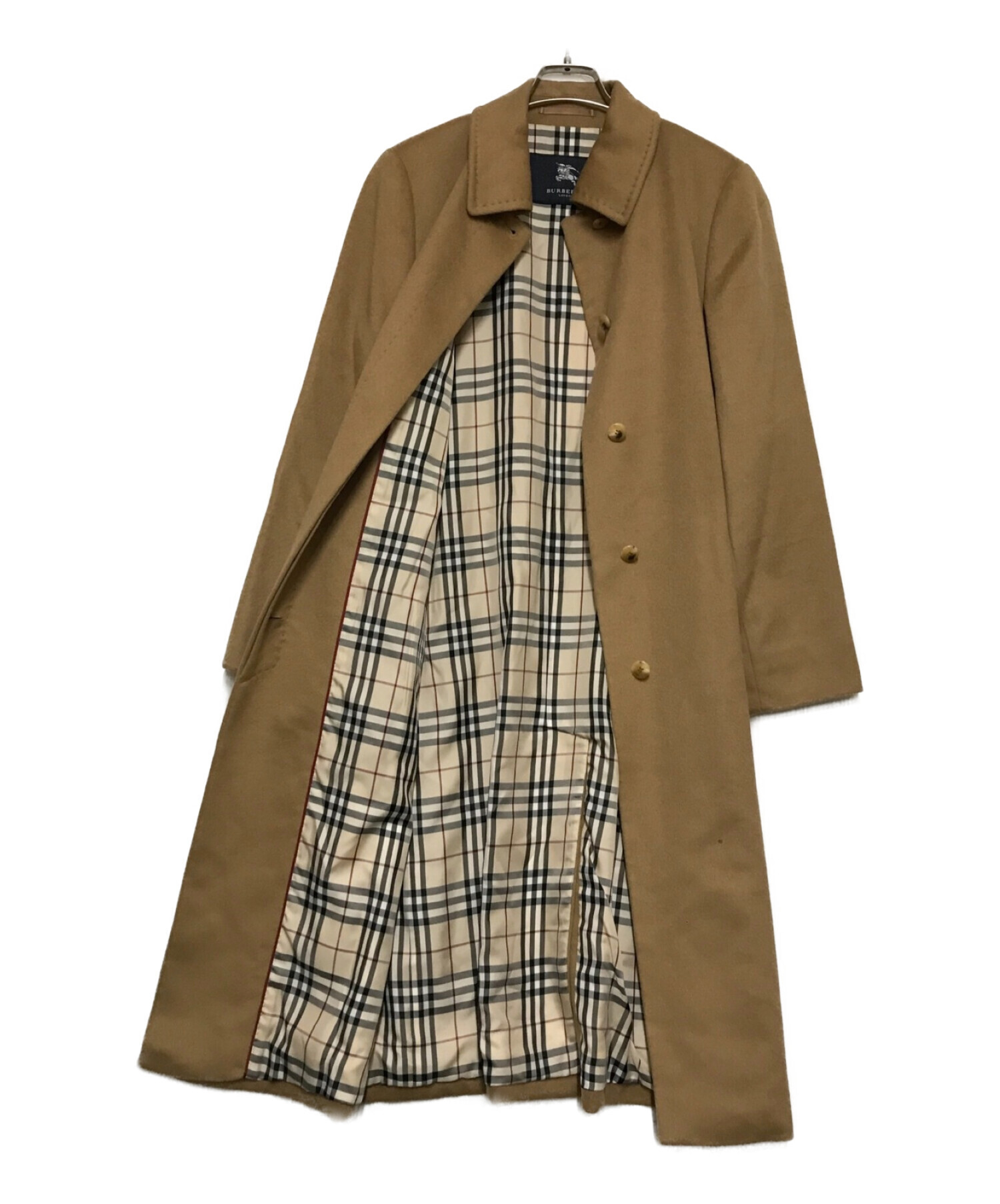 BURBERRY LONDON (バーバリー ロンドン) アンゴラウールコート ベージュ サイズ:11