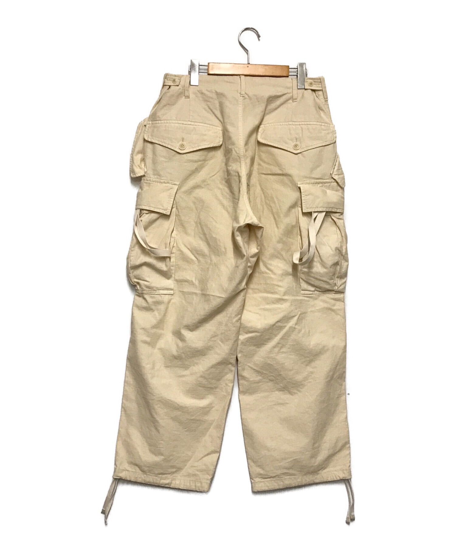 KHOKI (コッキ) Army cotton gabardine trousers アイボリー サイズ:2