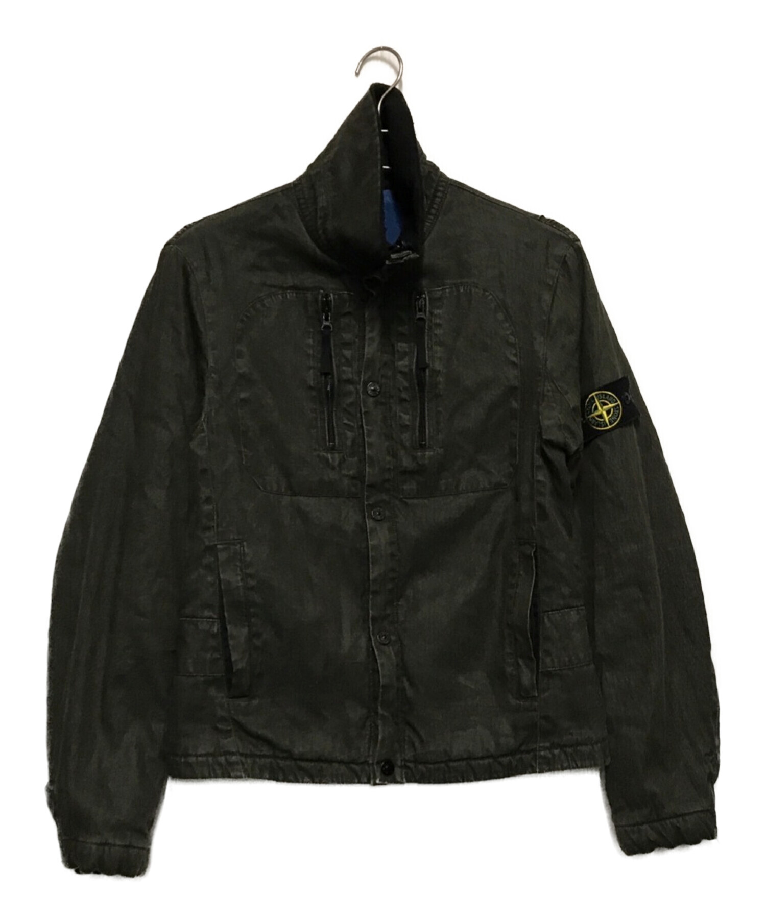 STONE ISLAND (ストーンアイランド) リバーシブルジャケット グレー×ブルー サイズ:S