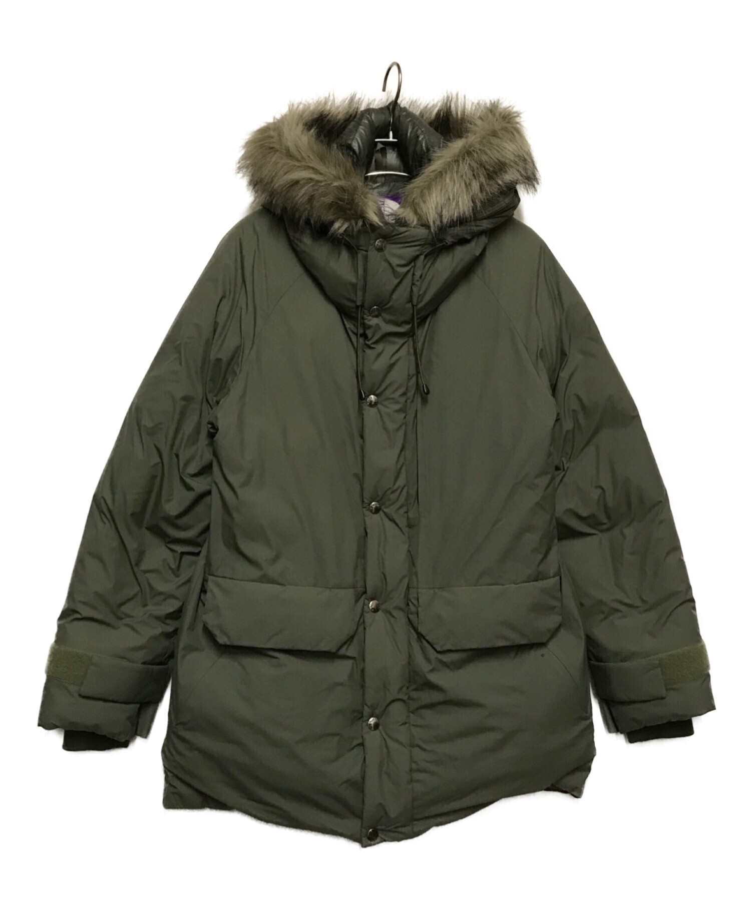 THE NORTHFACE PURPLELABEL (ザ・ノースフェイス パープルレーベル) VERTICAL SEROW ダウンジャケット オリーブ  サイズ:M