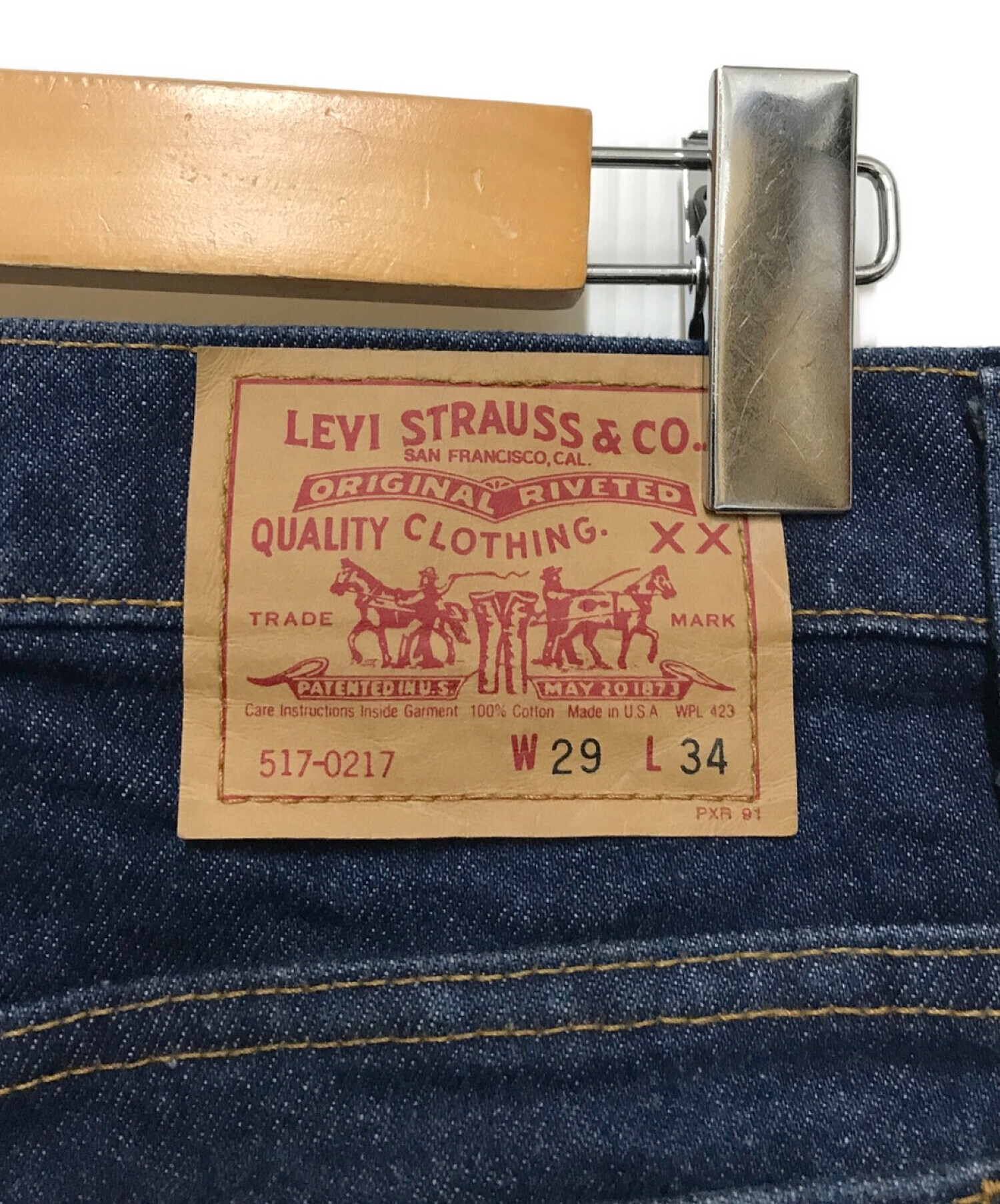 LEVI'S (リーバイス) 517 ブーツカットデニム インディゴ サイズ:W29