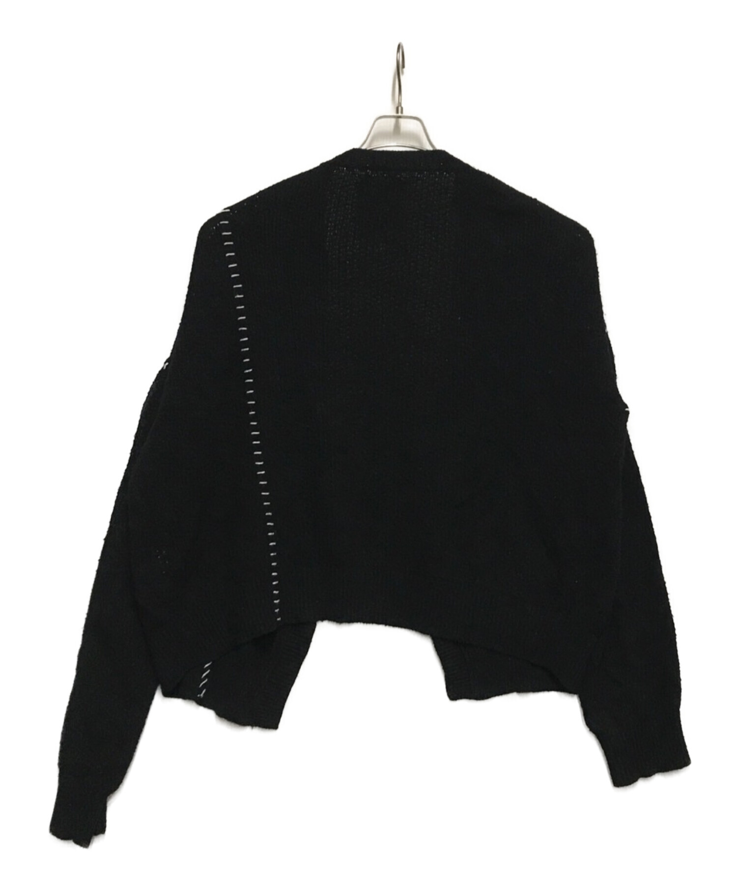 UNUSED (アンユーズド) SILK STITCH CARDIGAN ブラック サイズ:2