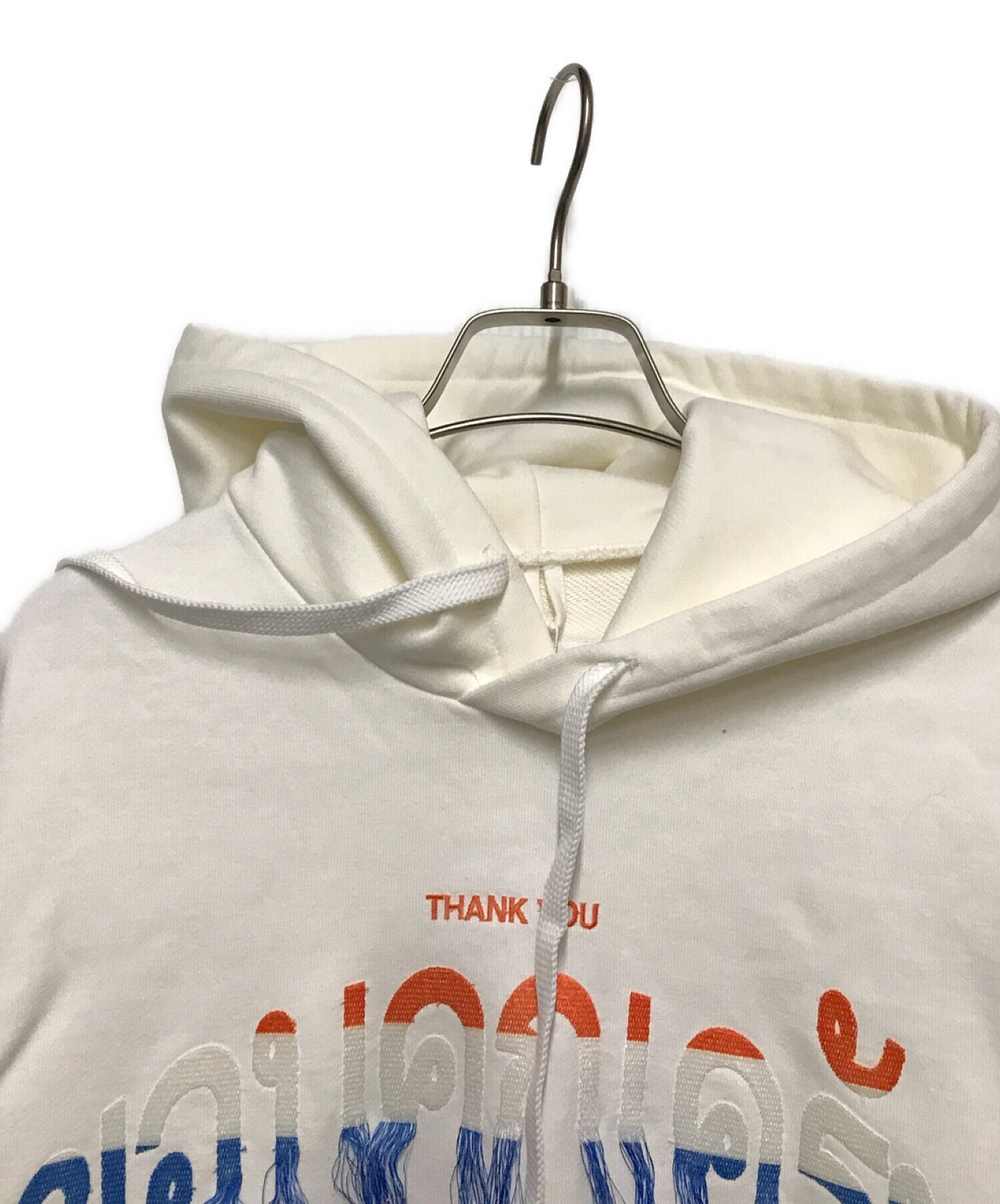 doubletdoublet THANK YOU FRINGE  HOODIE タグ付き新品