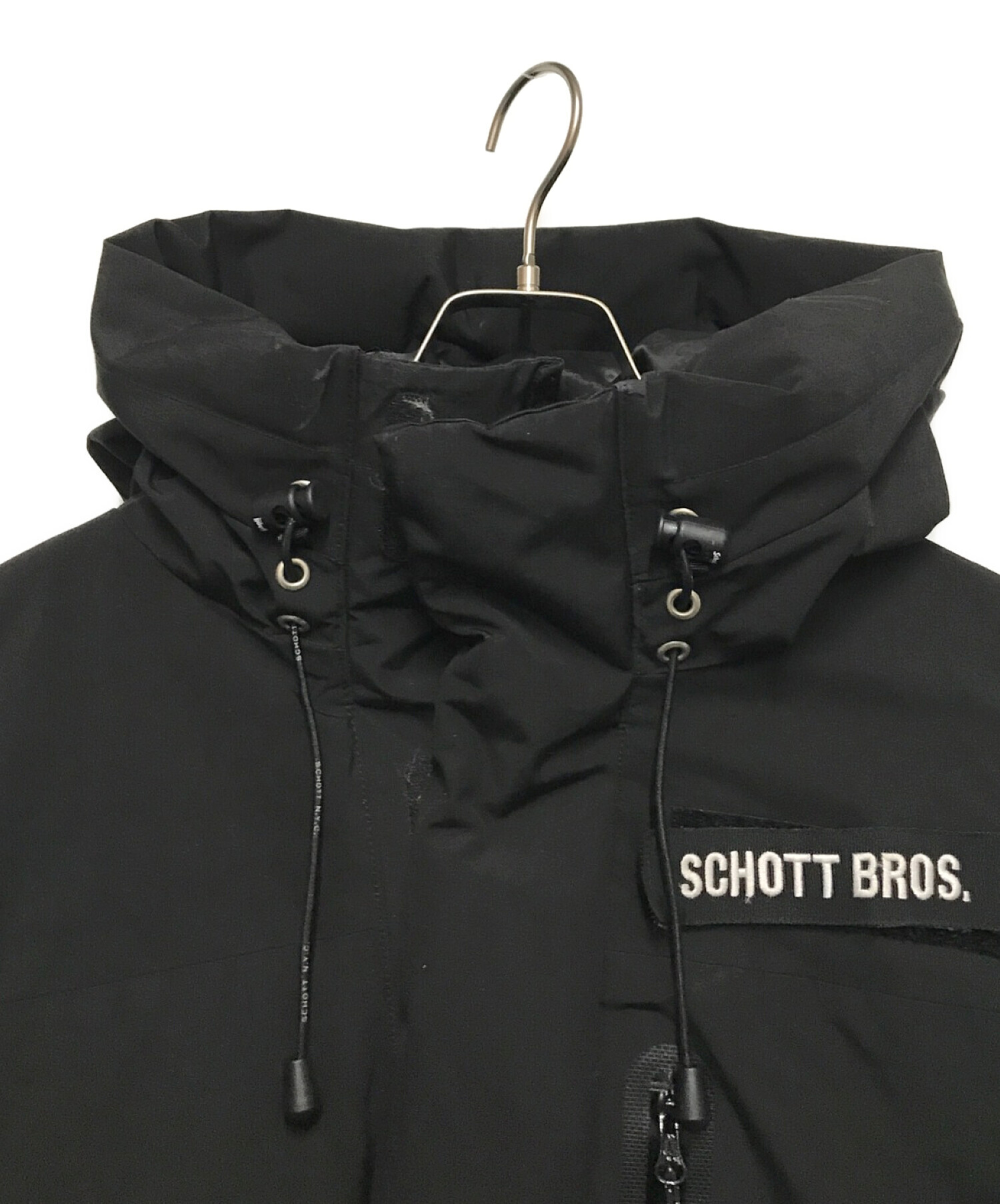 中古・古着通販】Schott (ショット) 別注ダウンジャケット ブラック サイズ:F｜ブランド・古着通販 トレファク公式【TREFAC  FASHION】スマホサイト