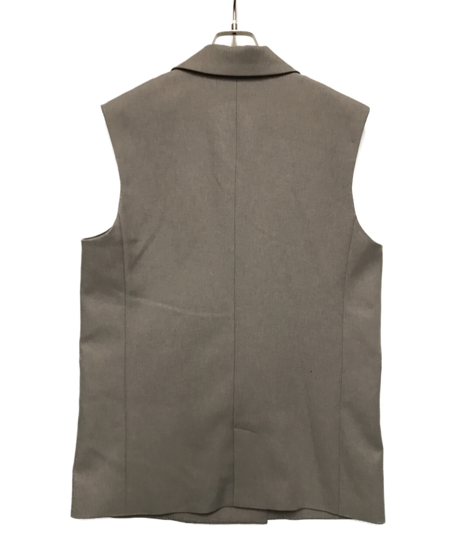 TWOMEL (トゥメル) BOX JACKET VEST ベージュ サイズ:F