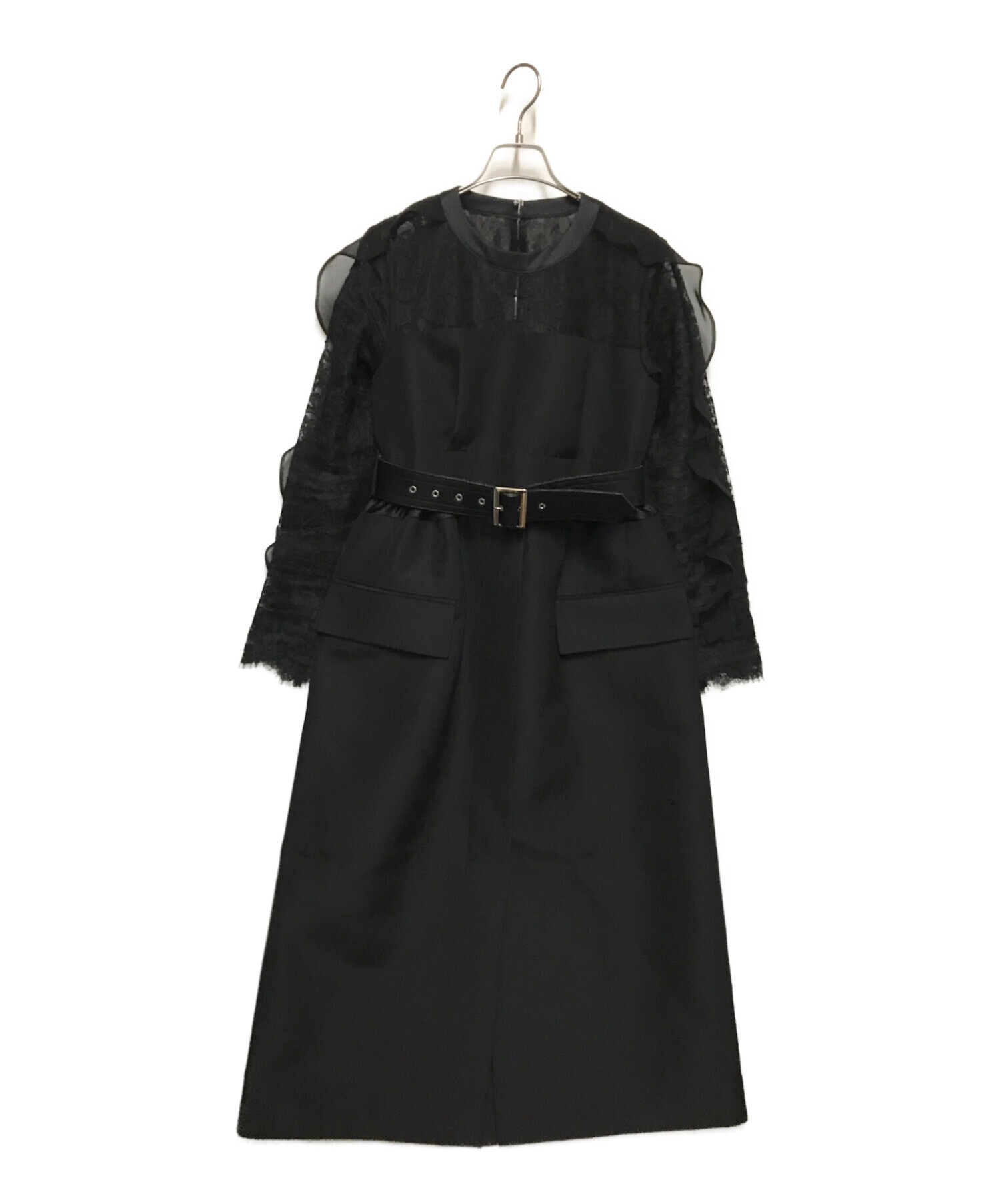 sacai ワンピース　ドレス　ブラック　1
