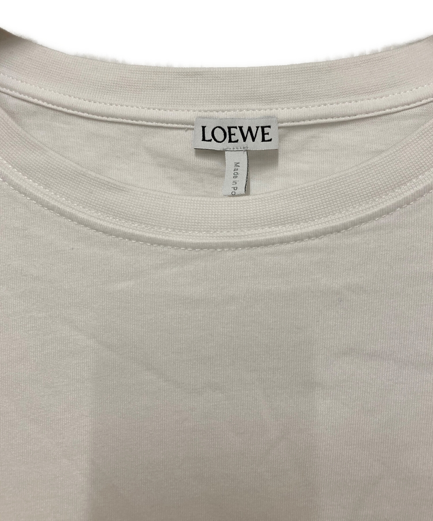 中古・古着通販】LOEWE (ロエベ) アナグラム Tシャツ ホワイト サイズ