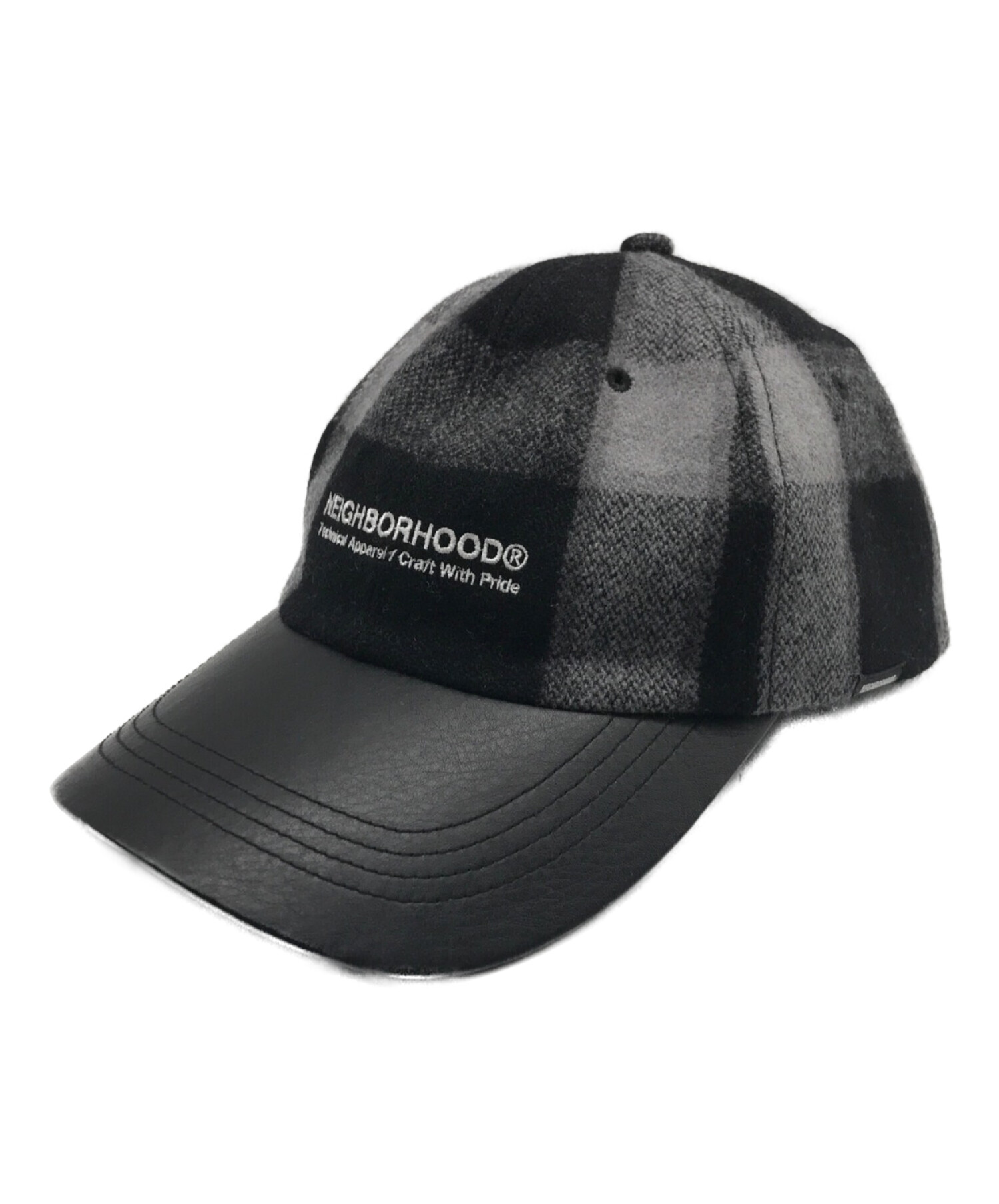 NEIGHBORHOOD (ネイバーフッド) BUFFALO CHECK DAD CAP ブラック サイズ:F