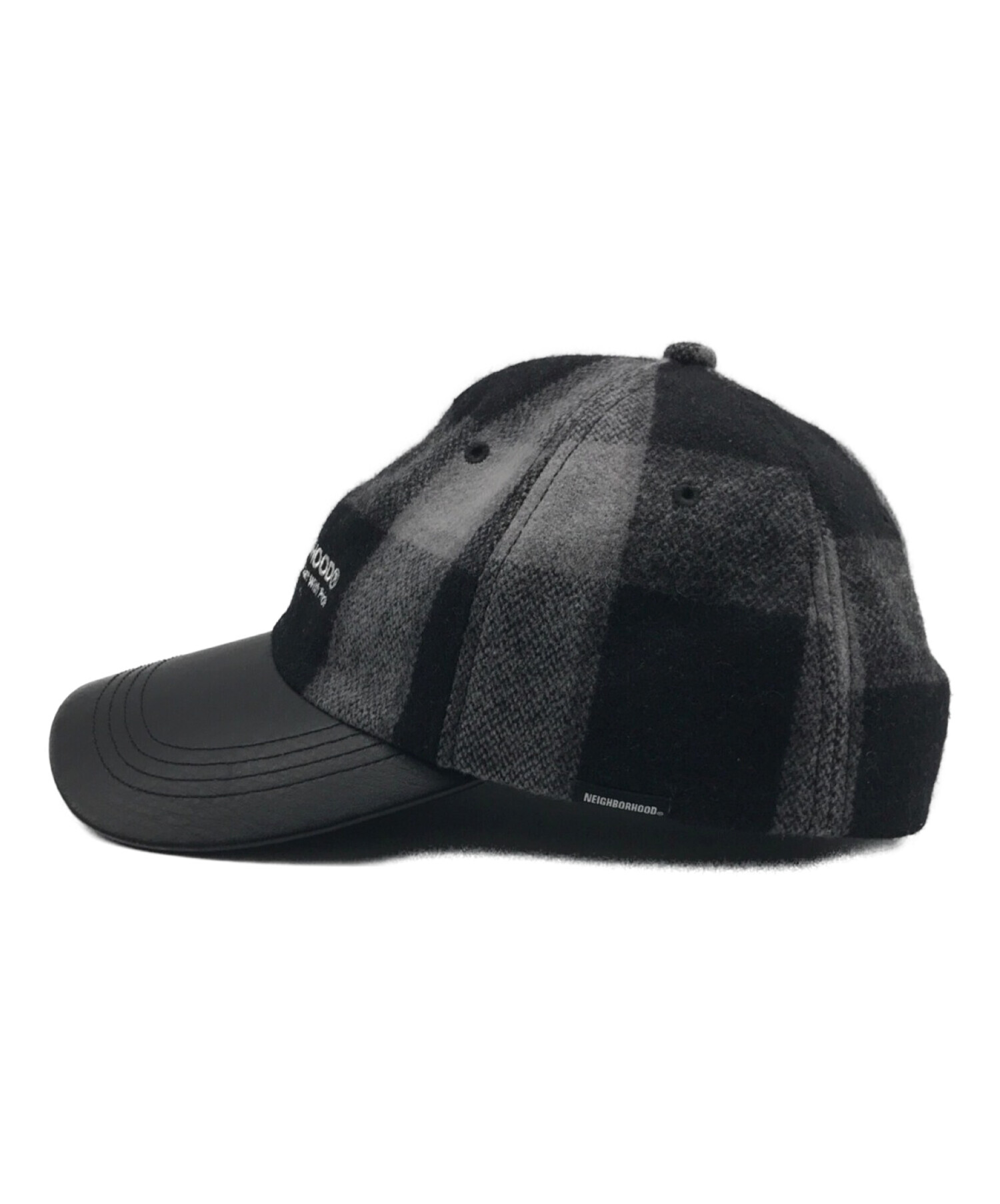 NEIGHBORHOOD (ネイバーフッド) BUFFALO CHECK DAD CAP ブラック サイズ:F