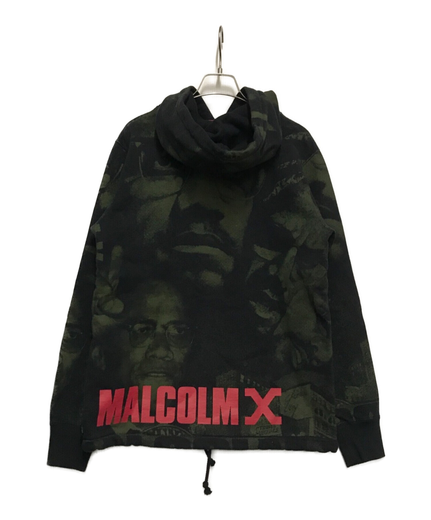 SUPREME (シュプリーム) Malcolm X Hooded Sweatshirt グリーン サイズ:Small