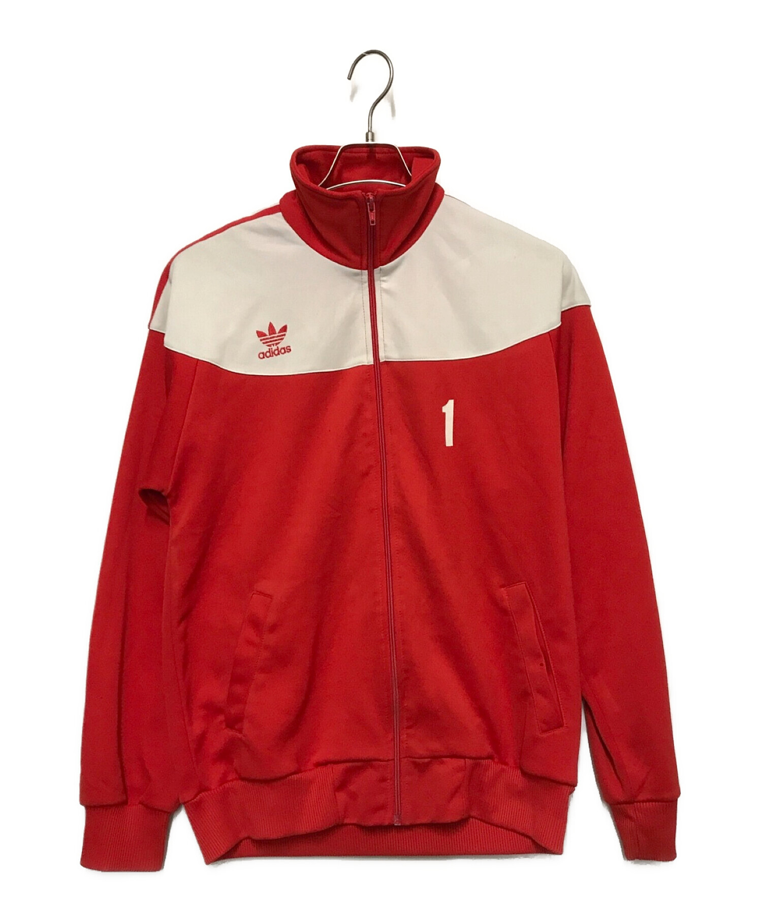 adidas (アディダス) 80’ｓ トラックジャケット レッド サイズ:M