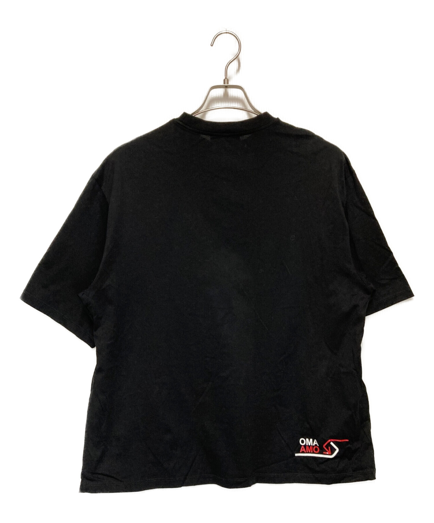 中古・古着通販】PRADA (プラダ) ロゴステッカーTEE ブラック サイズ:S