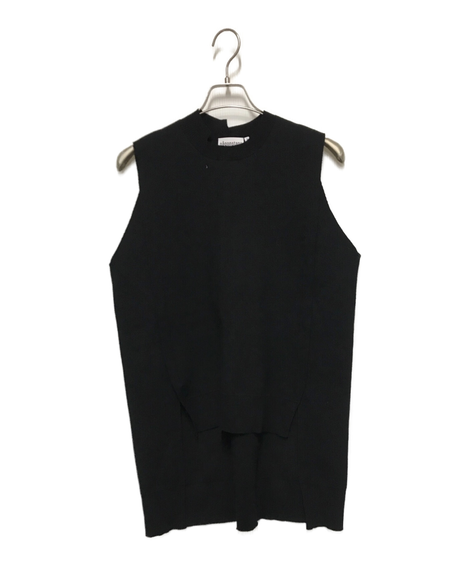 nagonstans (ナゴンスタンス) Knit Vest ブラック サイズ:MEDIUM