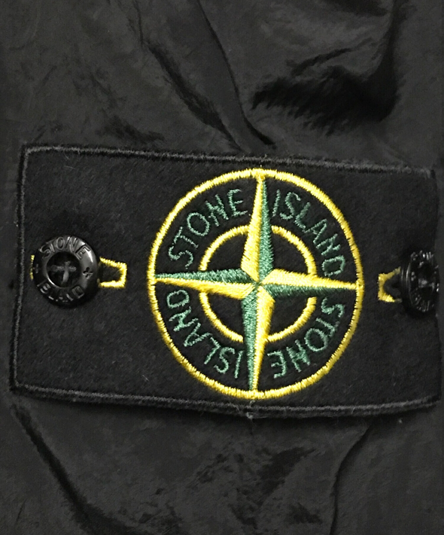 STONE ISLAND (ストーンアイランド) ジップデザインカーゴパンツ ブラック サイズ:Ｗ30