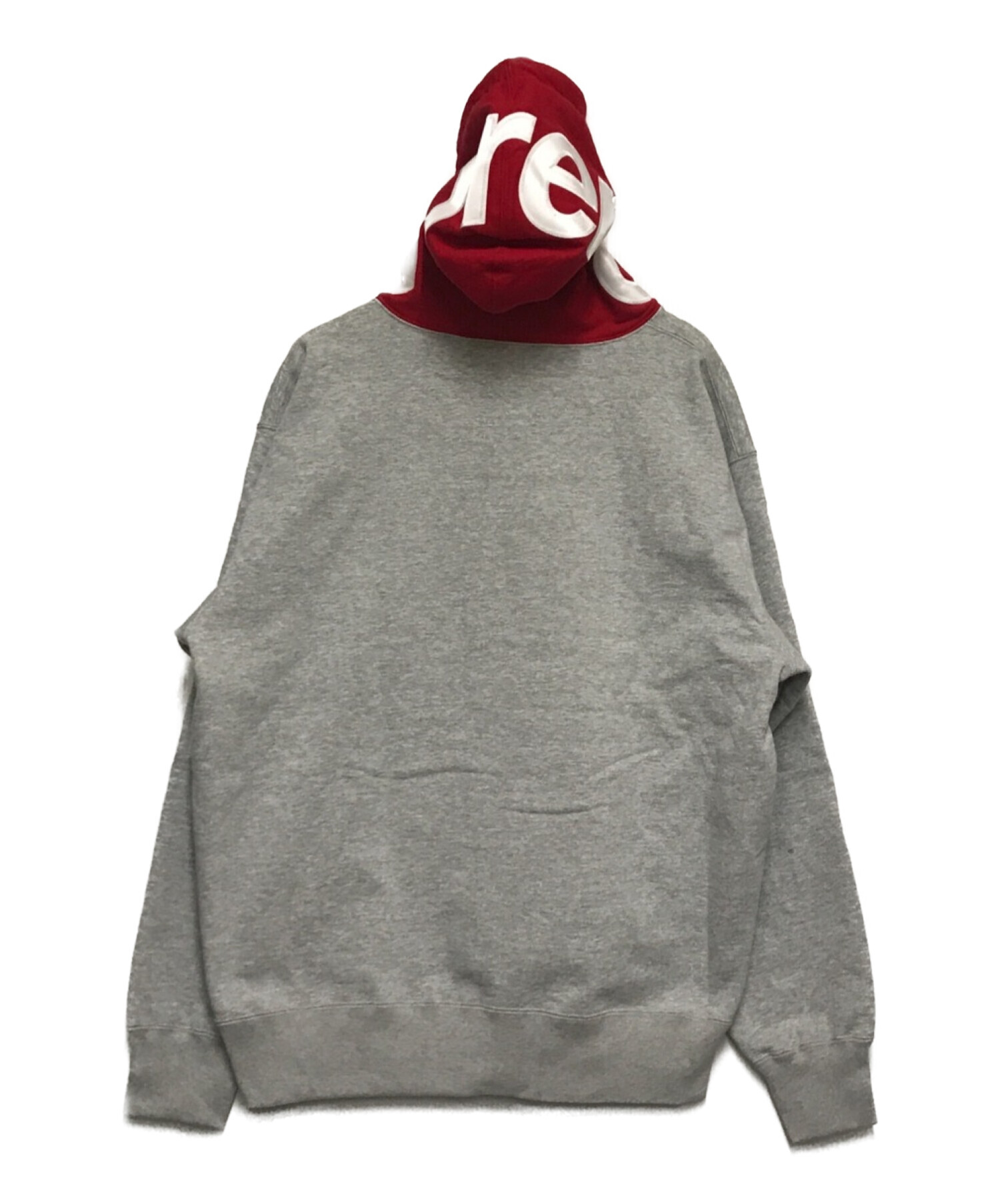 SUPREME (シュプリーム) Contrast Hooded Sweatshirt グレー サイズ:Large