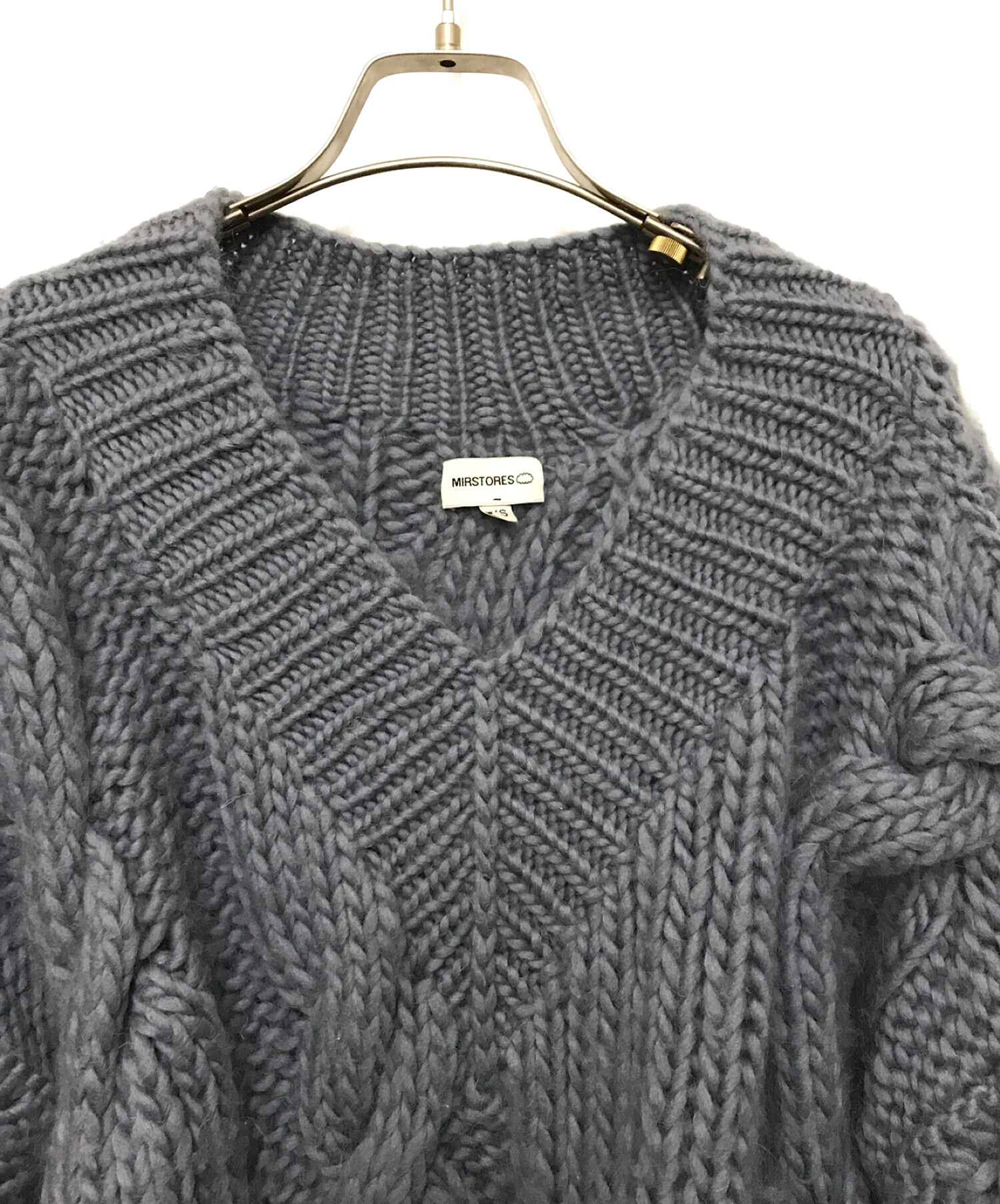 MIRSTORES ONION V-NECK SWEATER - レディースファッション