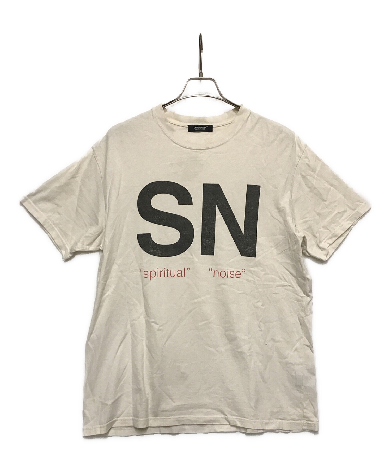 UNDERCOVER (アンダーカバー) spiritual noise SNロゴプリントTシャツ ホワイト サイズ:2