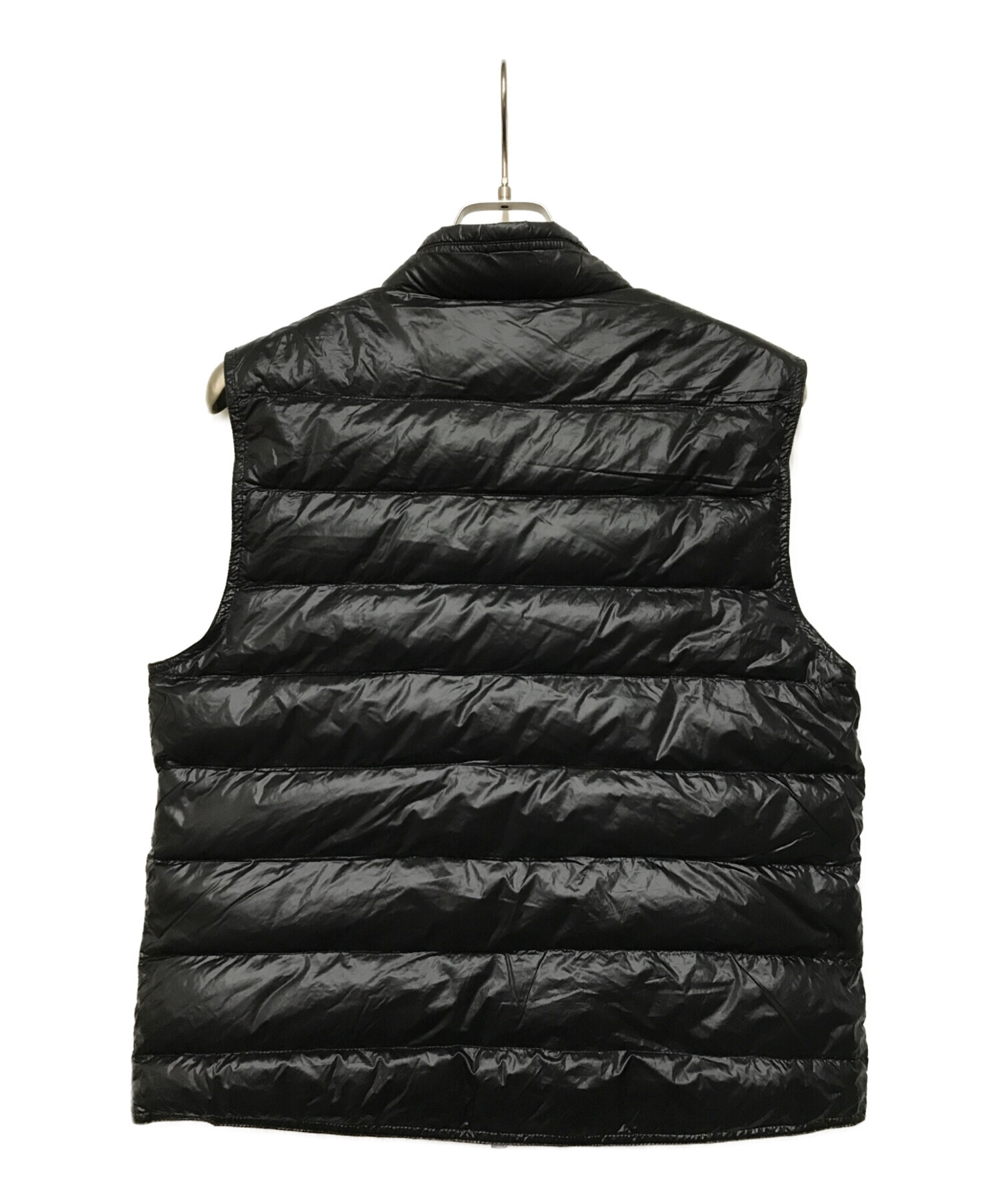 中古・古着通販】MONCLER (モンクレール) ダウンベスト ブラック