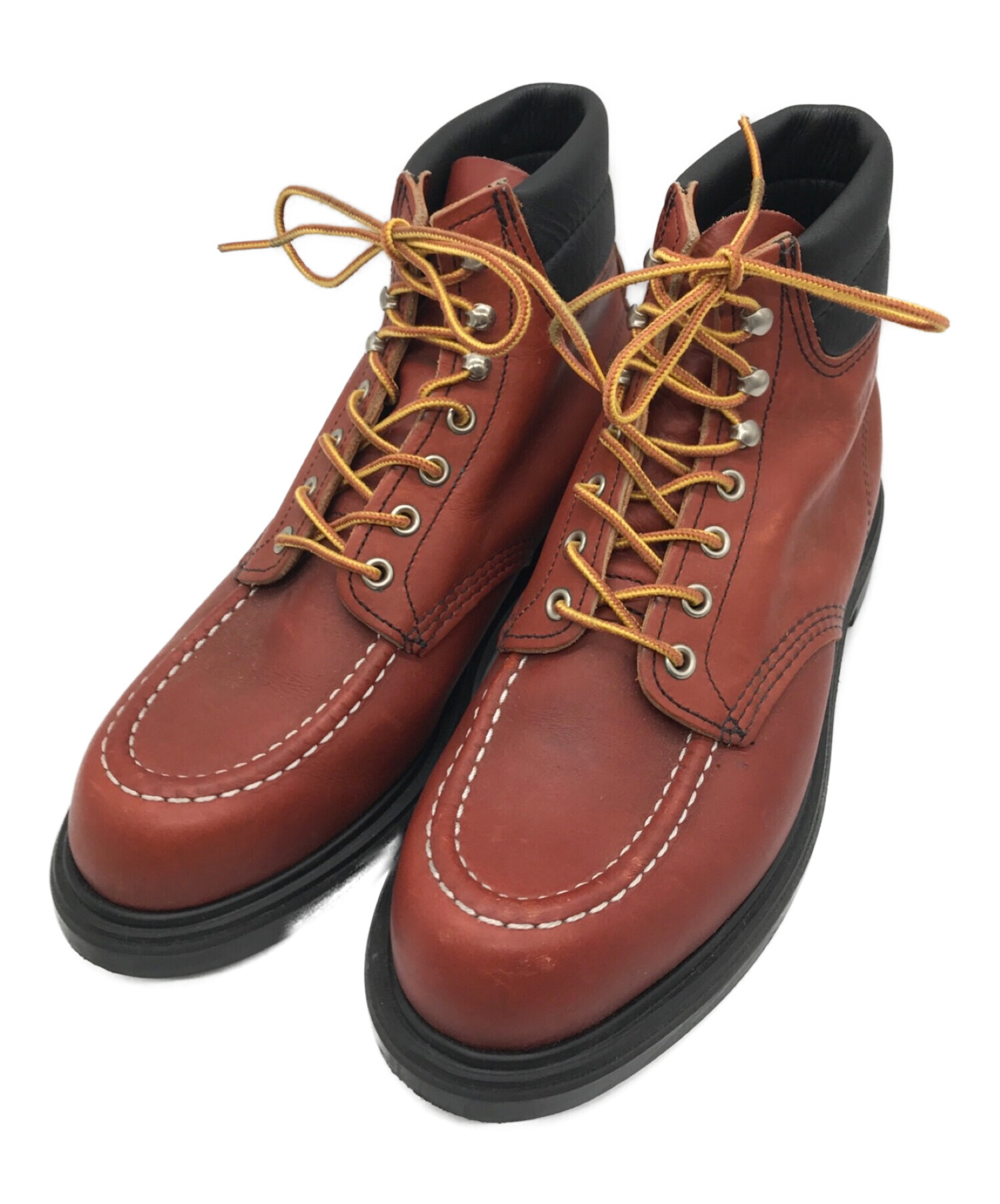 RED WING (レッドウィング) スーパーソールモックトゥブーツ ブラウン サイズ:9