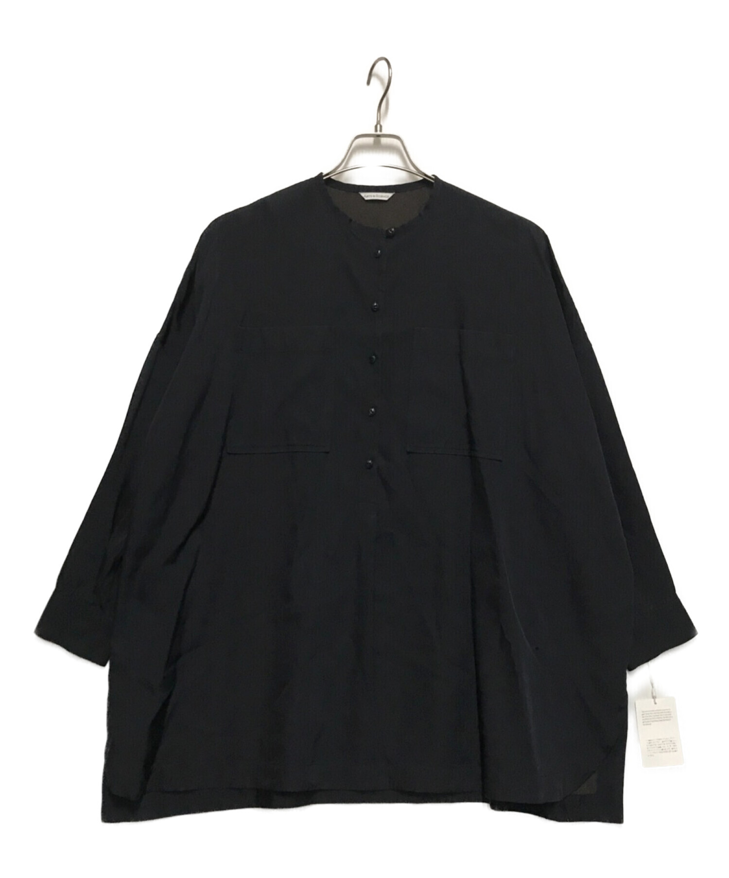 ARTS&SCIENCE (アーツアンドサイエンス) Big pocket shirt ネイビー サイズ:1