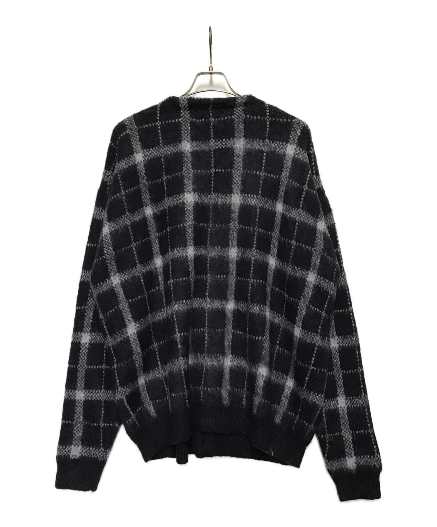 9090 (9090) 原因は自分にある。 (ゲンインハジブンニアル) Mohair Ombre Cardigan ネイビー サイズ:XL