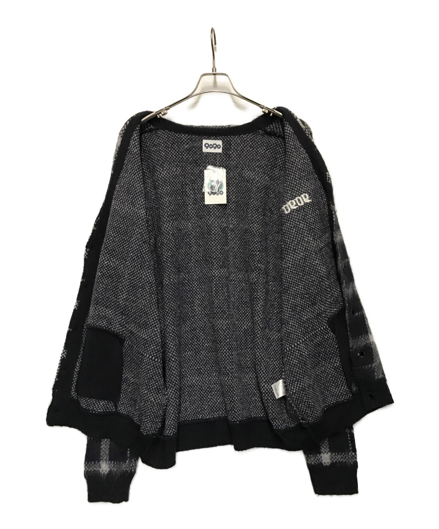 9090 (9090) 原因は自分にある。 (ゲンインハジブンニアル) Mohair Ombre Cardigan ネイビー サイズ:XL