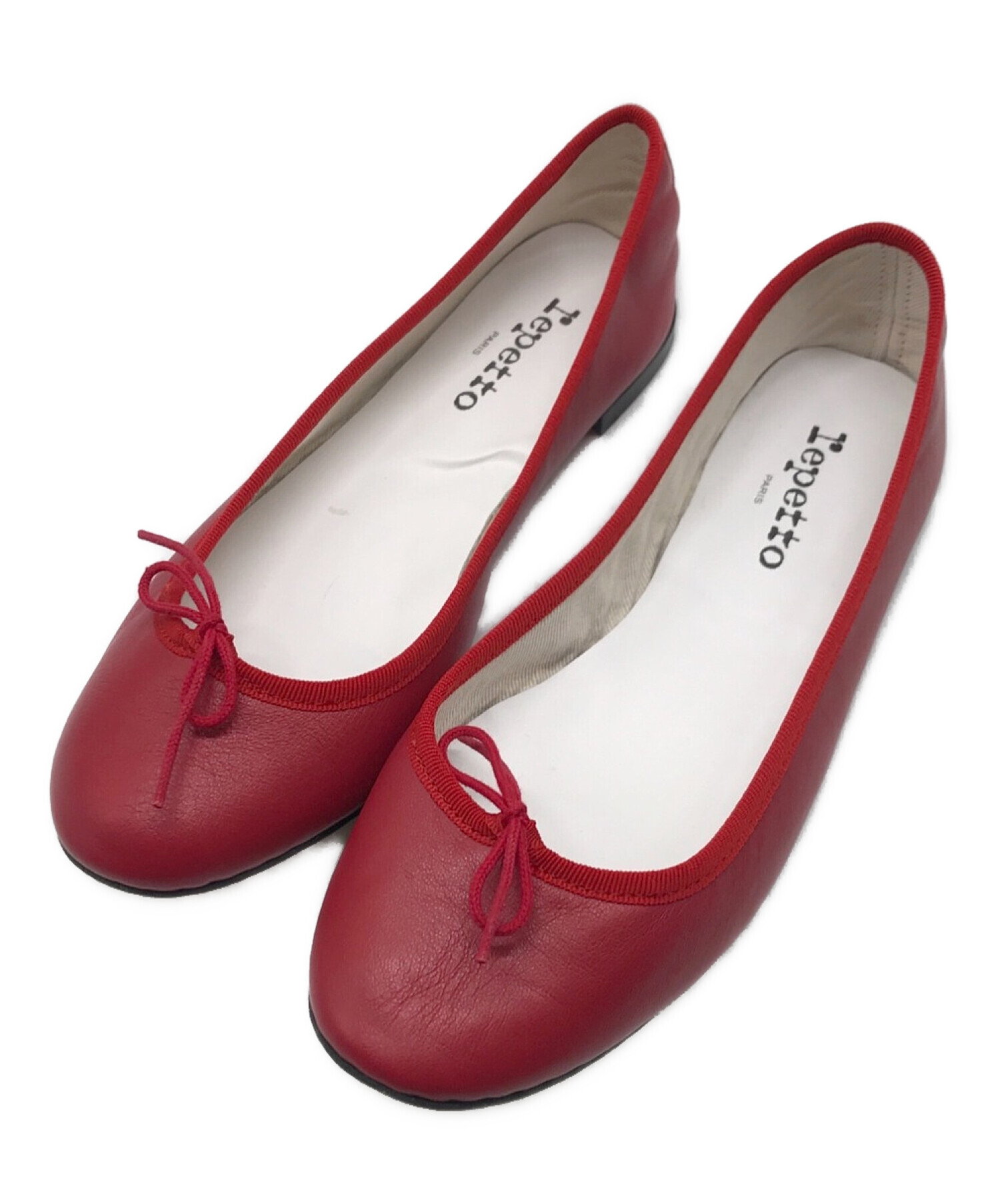 repetto (レペット) フラットパンプス レッド サイズ:40