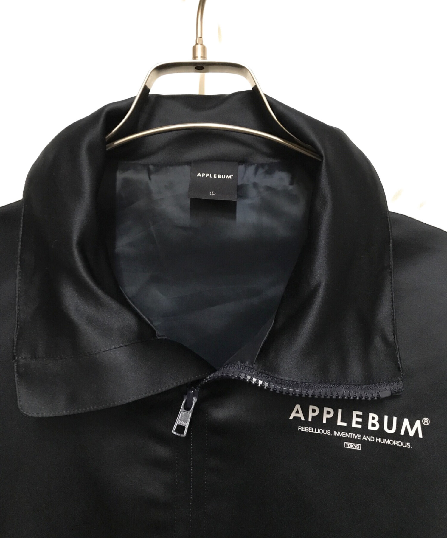 APPLEBUM (アップルバム) サテンジャージーセットアップ ネイビー サイズ:L